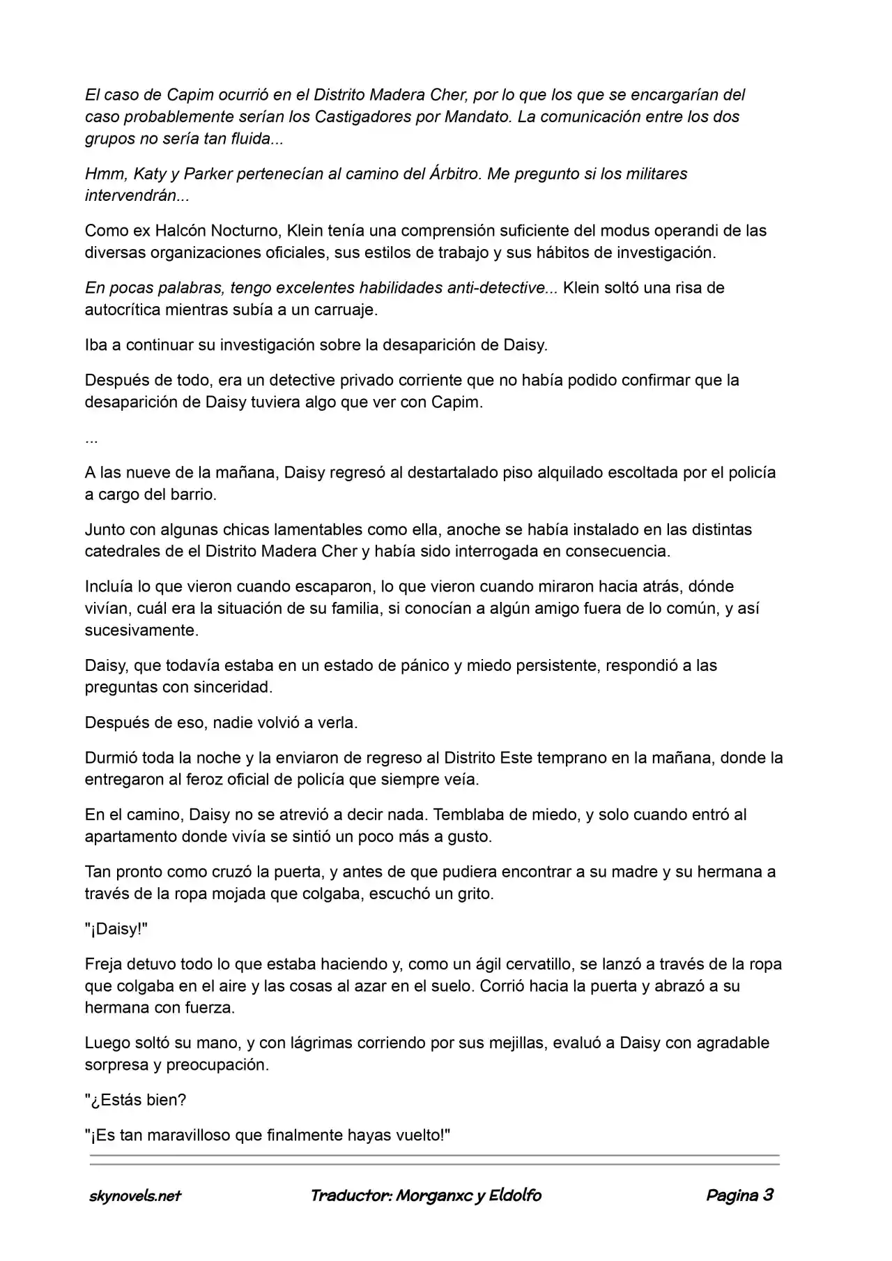 Lord Of The Mysteries (Novela) - Capítulo 383 - Página 3 - LectorTMOo