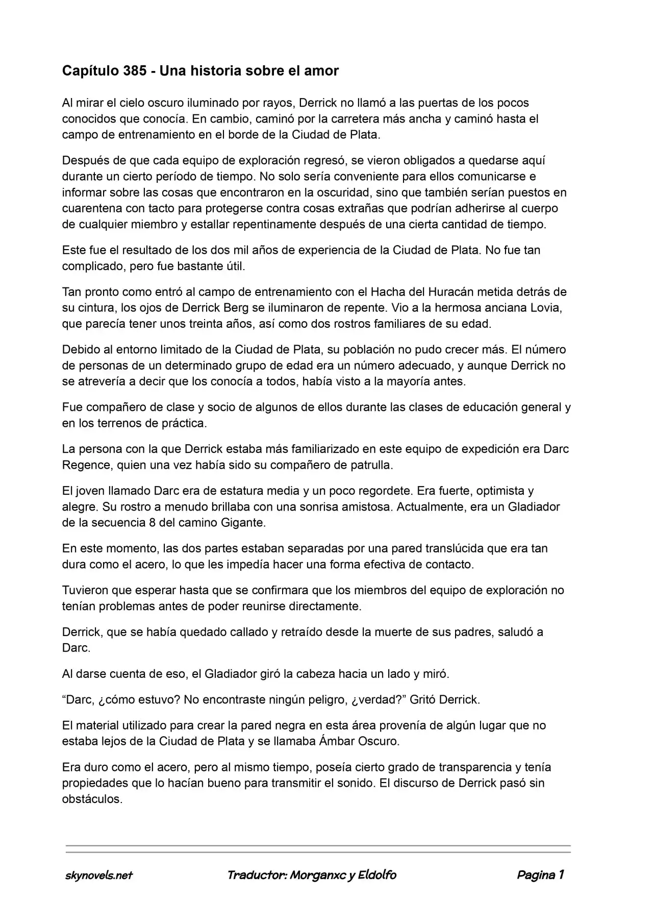 Lord Of The Mysteries (Novela) - Capítulo 385 - Página 1 - LectorTMOo