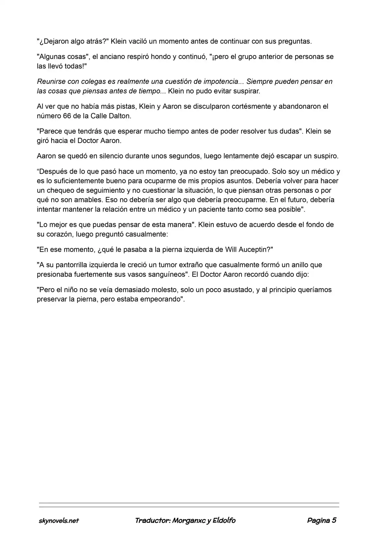 Lord Of The Mysteries (Novela) - Capítulo 385 - Página 5 - LectorTMOo