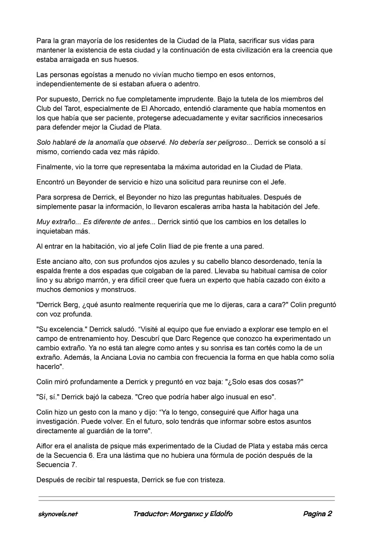 Lord Of The Mysteries (Novela) - Capítulo 386 - Página 2 - LectorTMOo