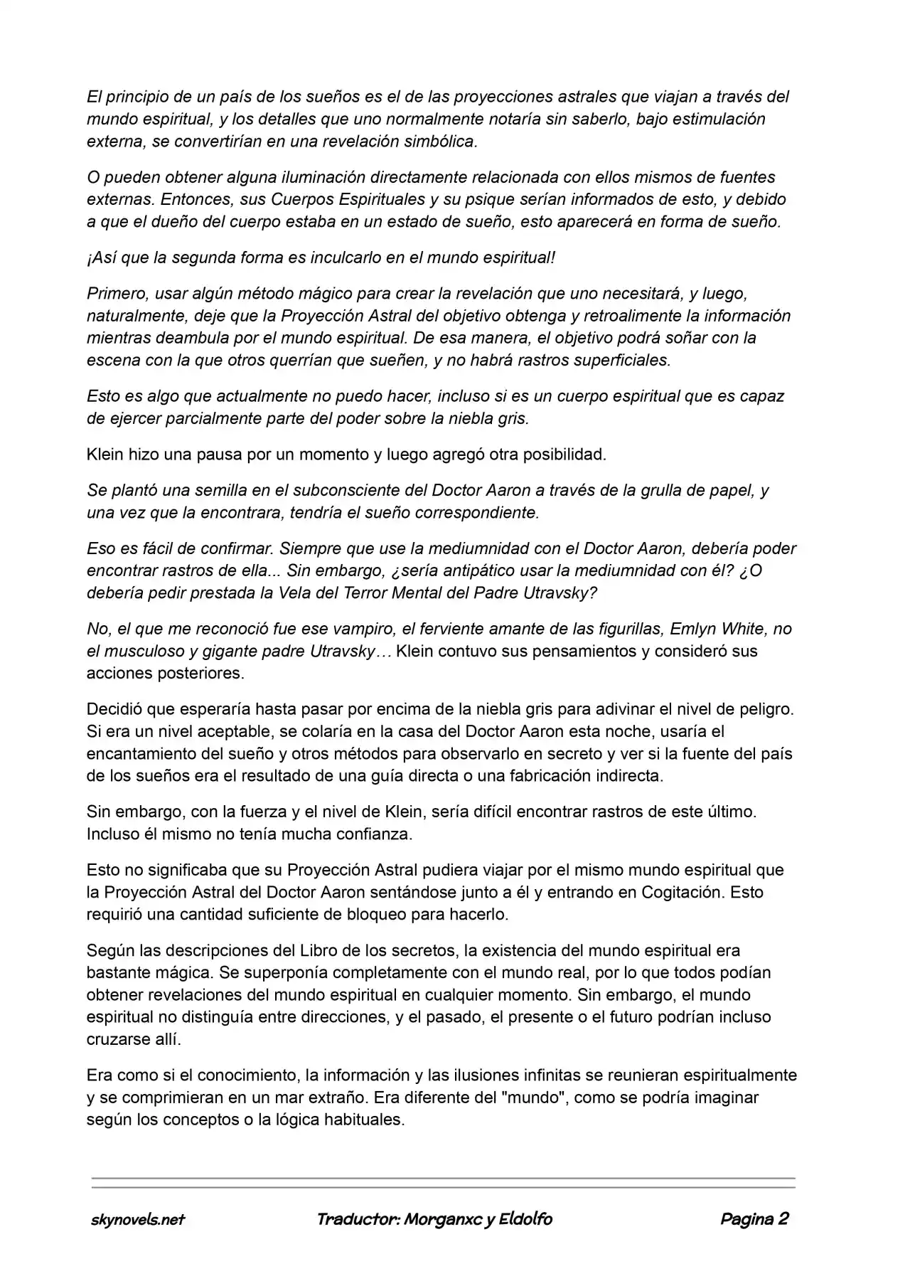 Lord Of The Mysteries (Novela) - Capítulo 387 - Página 2 - LectorTMOo