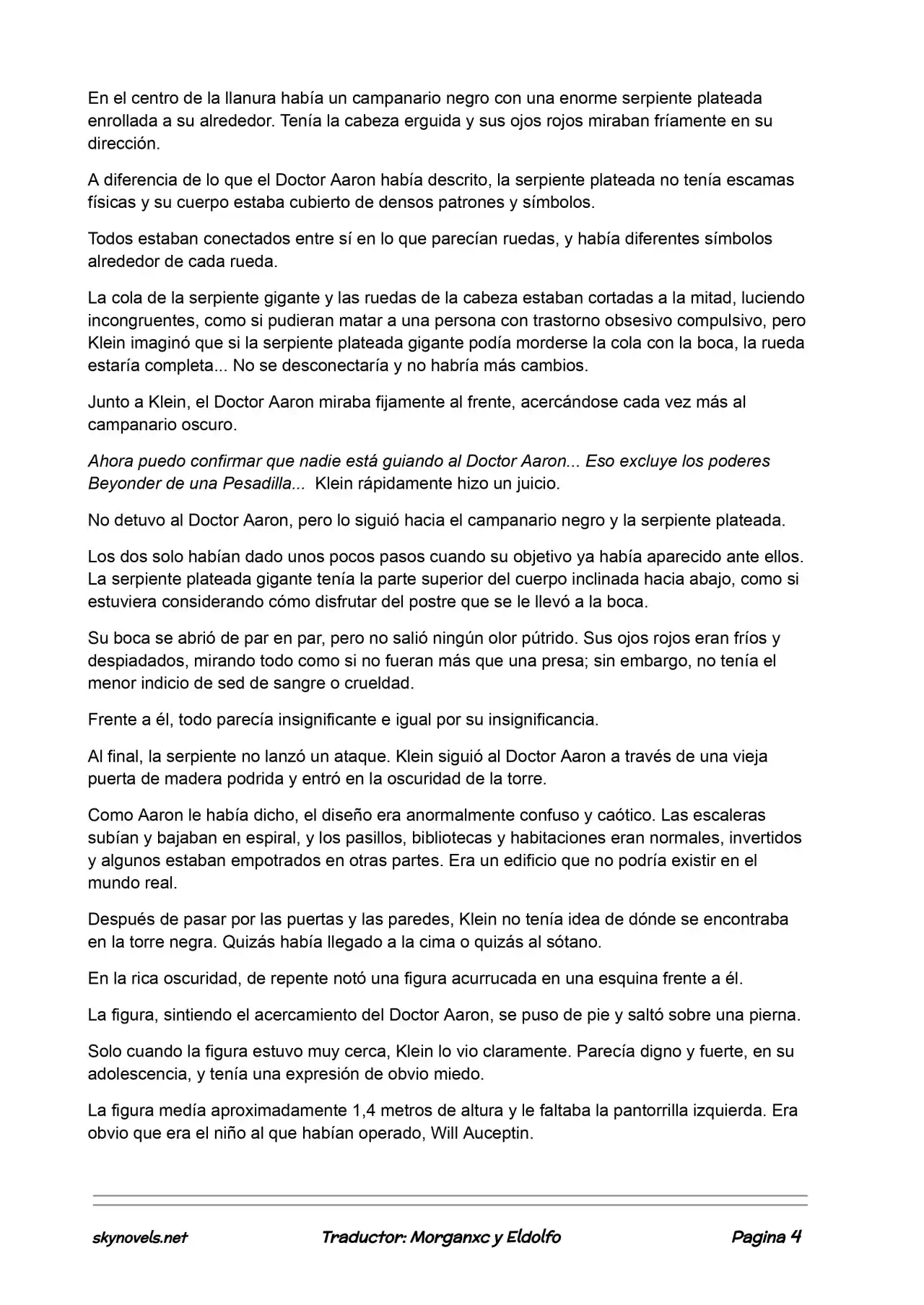 Lord Of The Mysteries (Novela) - Capítulo 388 - Página 4 - LectorTMOo