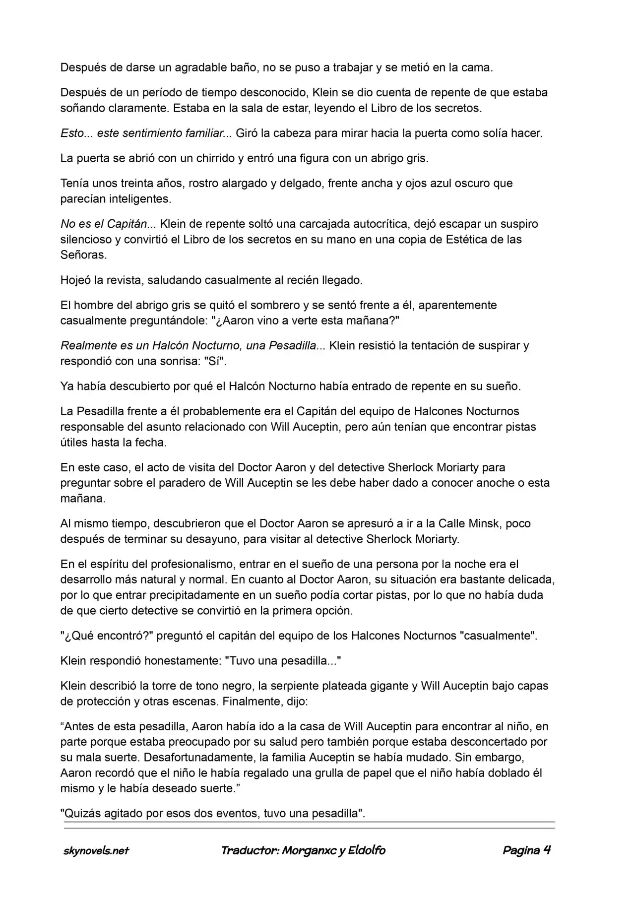 Lord Of The Mysteries (Novela) - Capítulo 389 - Página 4 - LectorTMOo