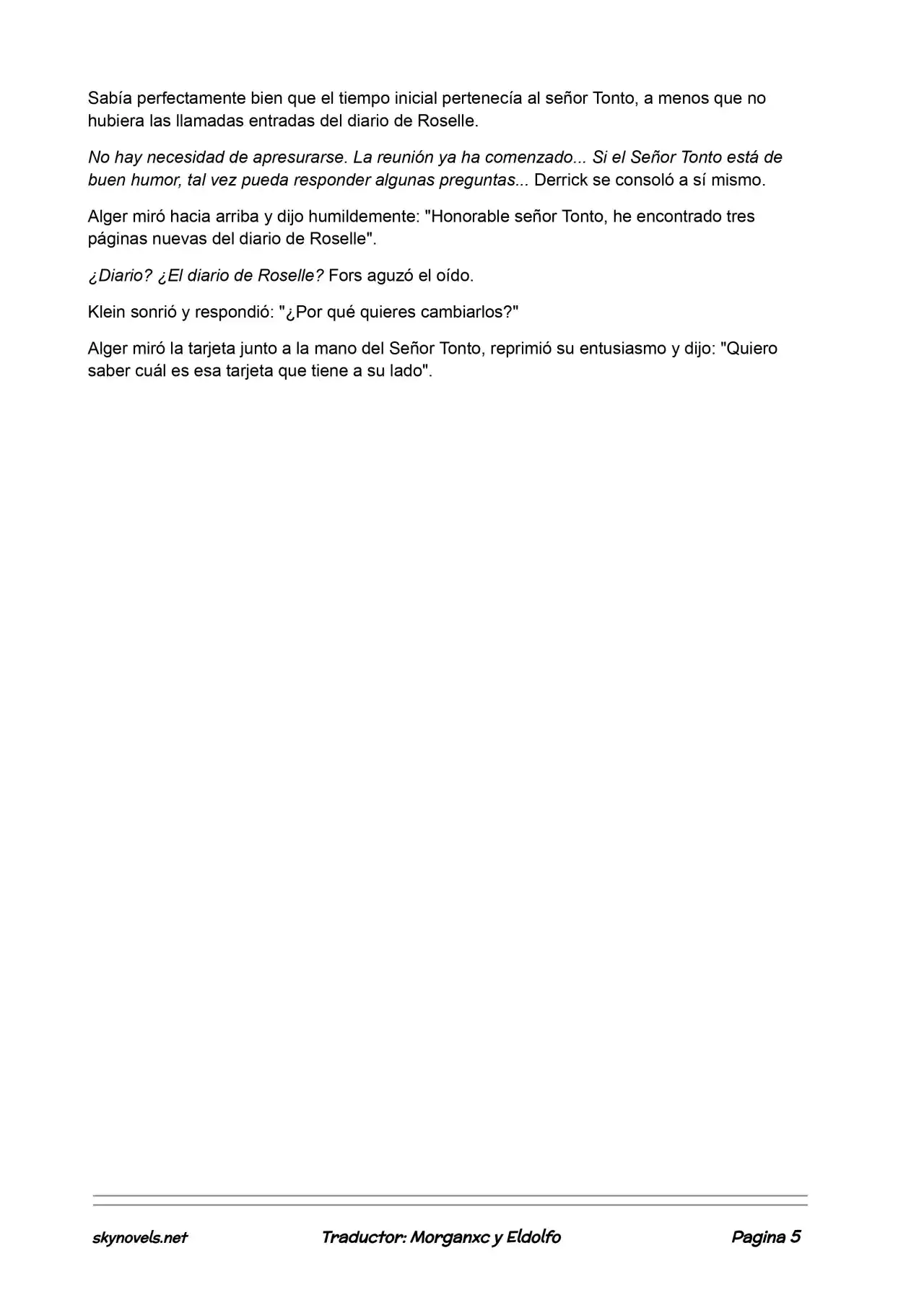 Lord Of The Mysteries (Novela) - Capítulo 390 - Página 5 - LectorTMOo
