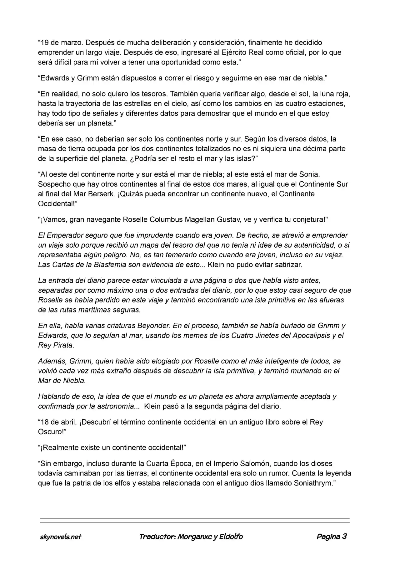 Lord Of The Mysteries (Novela) - Capítulo 391 - Página 3 - LectorTMOo