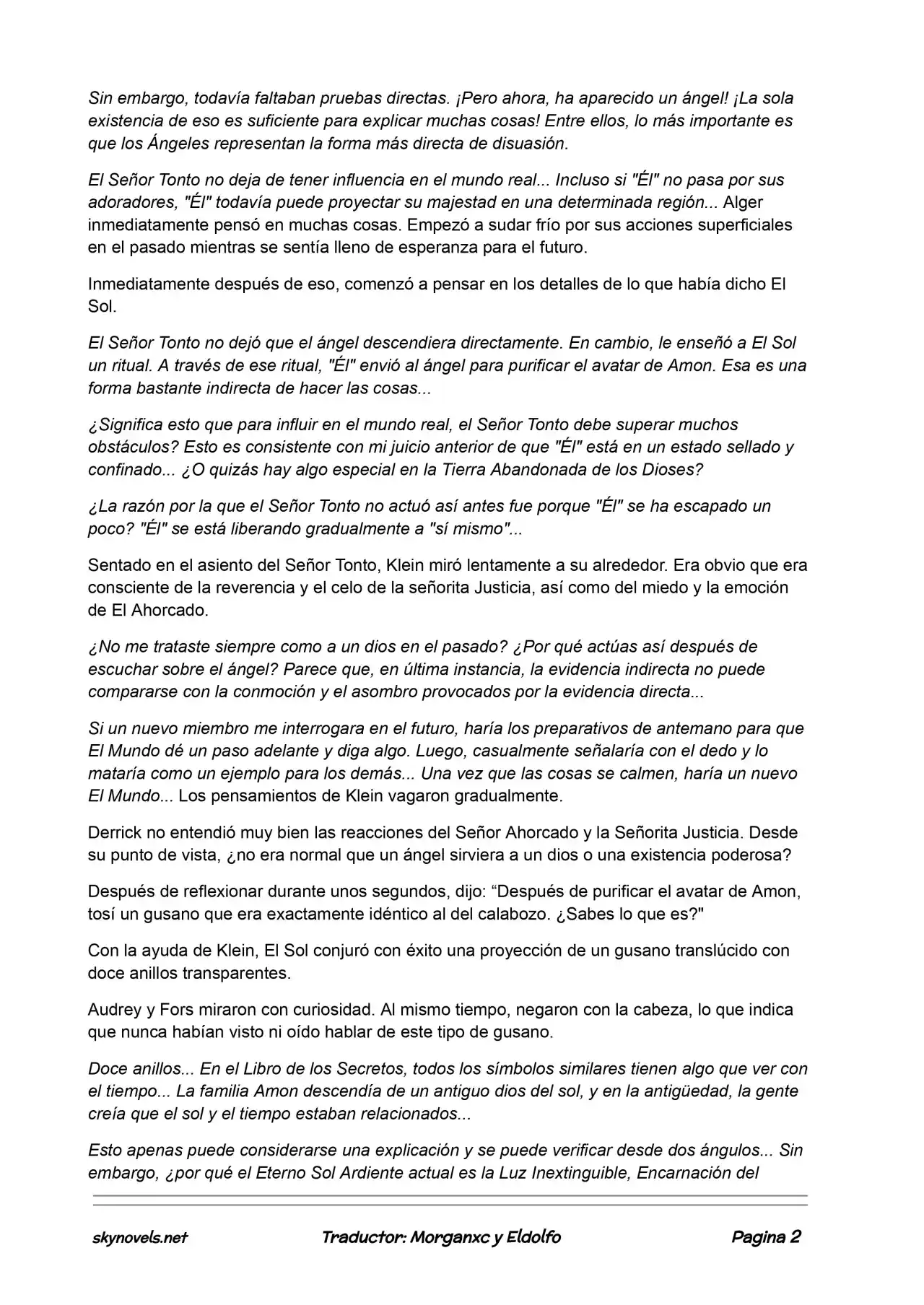 Lord Of The Mysteries (Novela) - Capítulo 393 - Página 2 - LectorTMOo