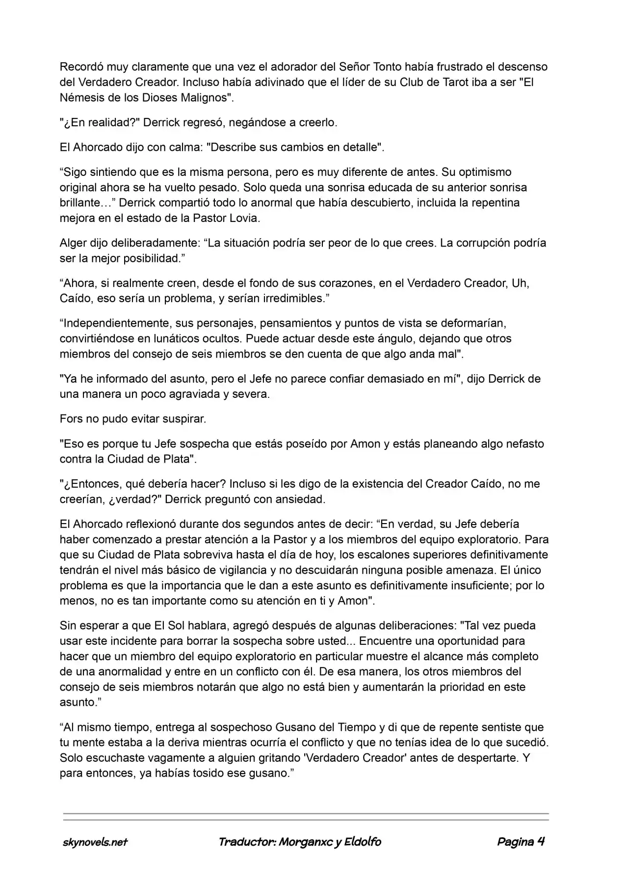 Lord Of The Mysteries (Novela) - Capítulo 393 - Página 4 - LectorTMOo