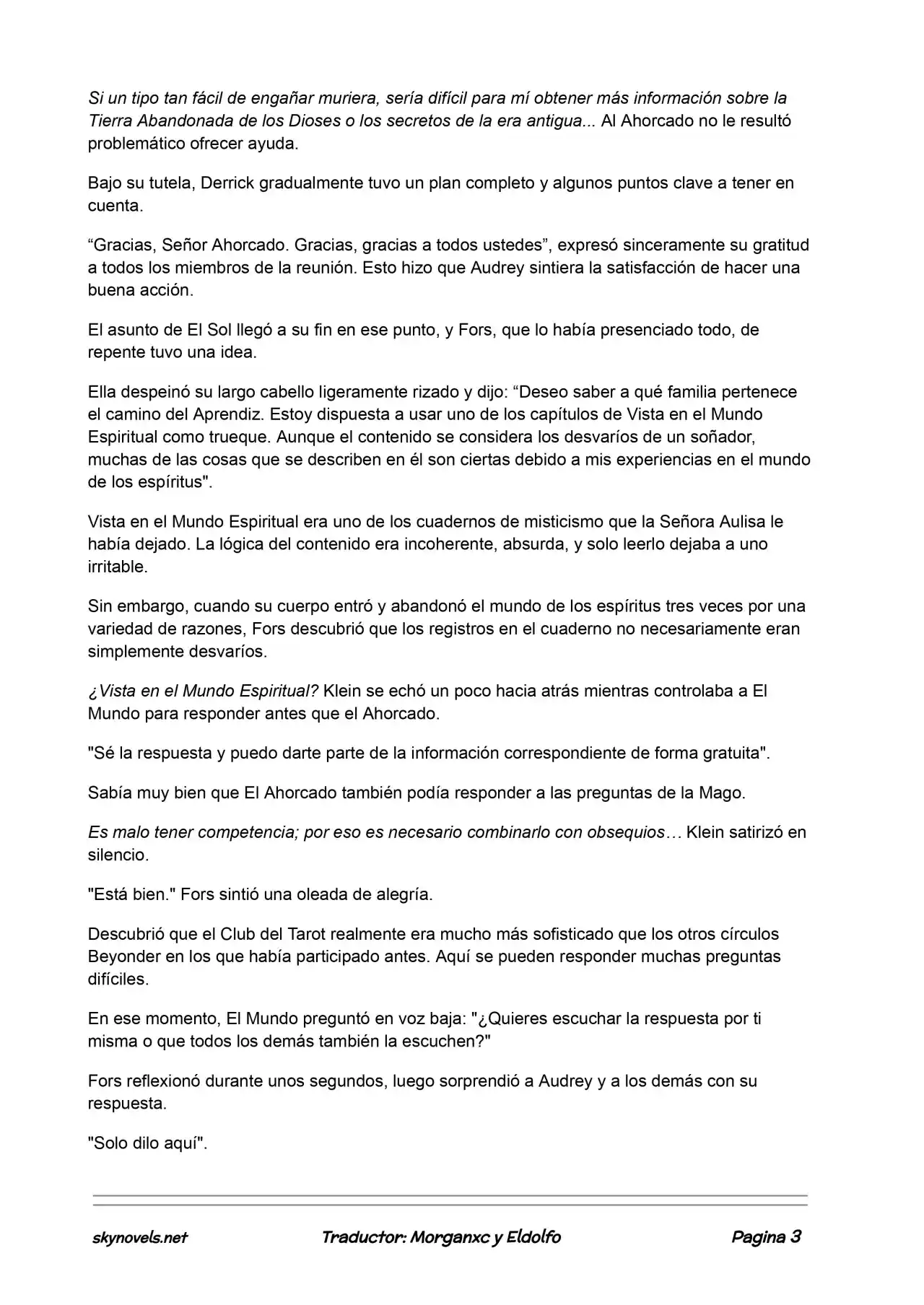 Lord Of The Mysteries (Novela) - Capítulo 394 - Página 3 - LectorTMOo