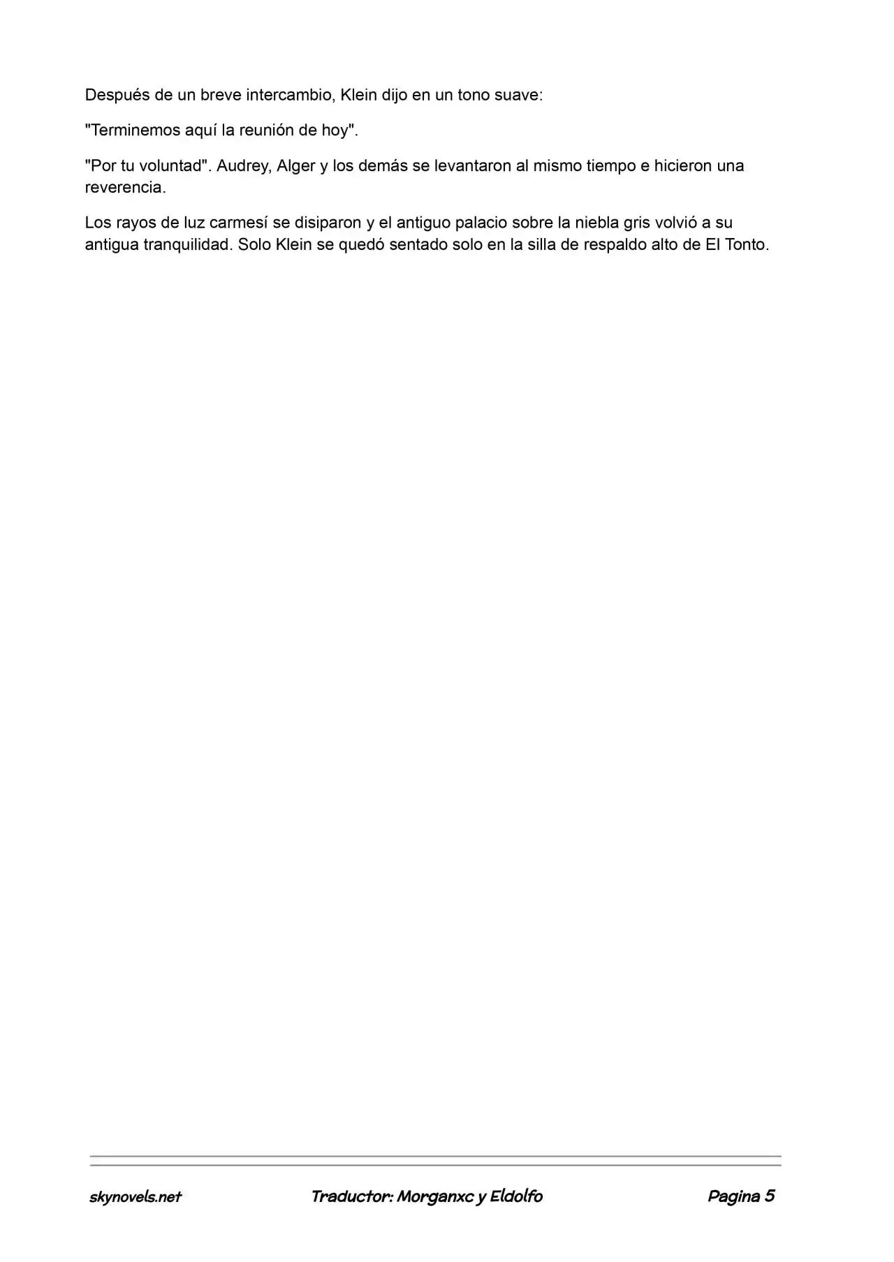 Lord Of The Mysteries (Novela) - Capítulo 395 - Página 5 - LectorTMOo