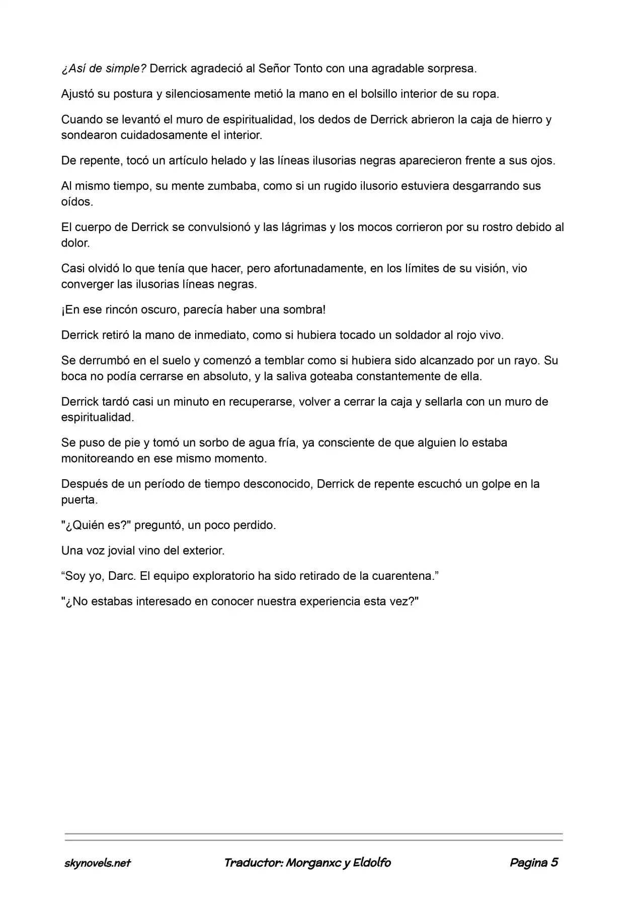 Lord Of The Mysteries (Novela) - Capítulo 397 - Página 5 - LectorTMOo