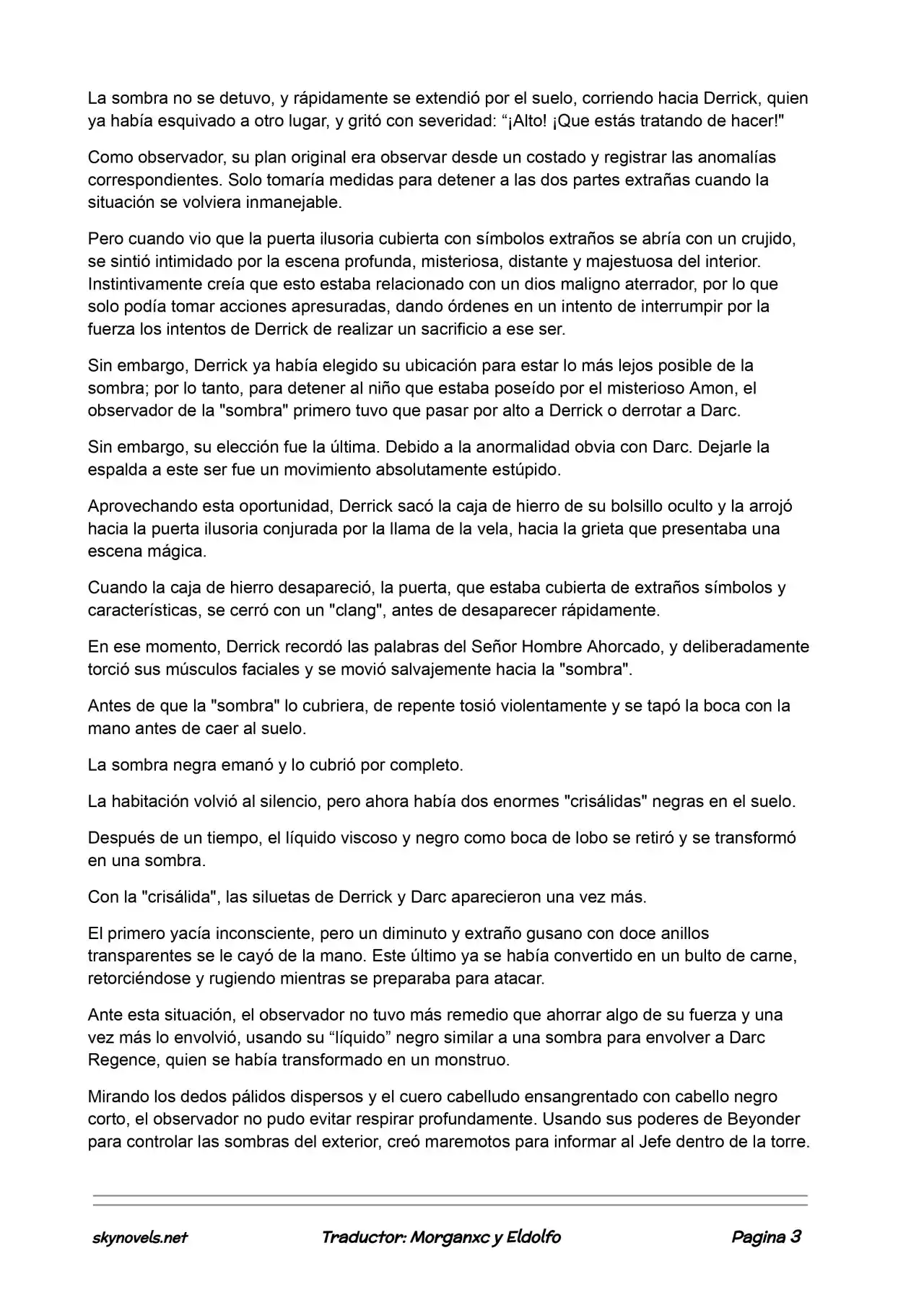 Lord Of The Mysteries (Novela) - Capítulo 399 - Página 3 - LectorTMOo