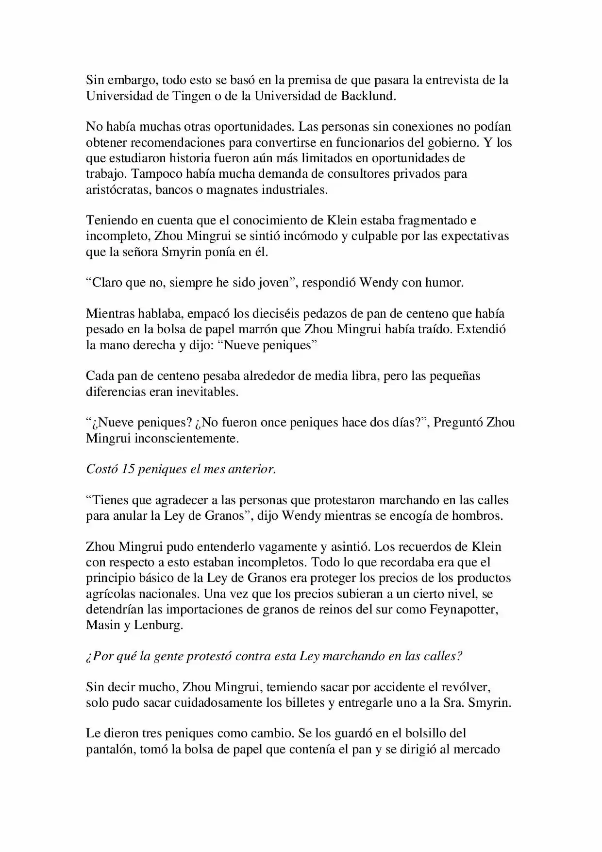 Lord Of The Mysteries (Novela) - Capítulo 4 - Página 6 - LectorTMOo