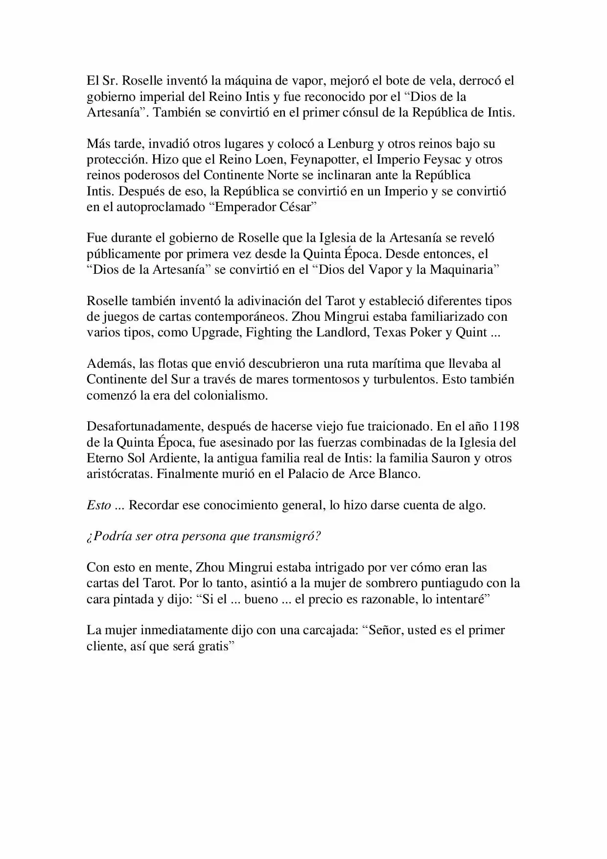 Lord Of The Mysteries (Novela) - Capítulo 4 - Página 8 - LectorTMOo
