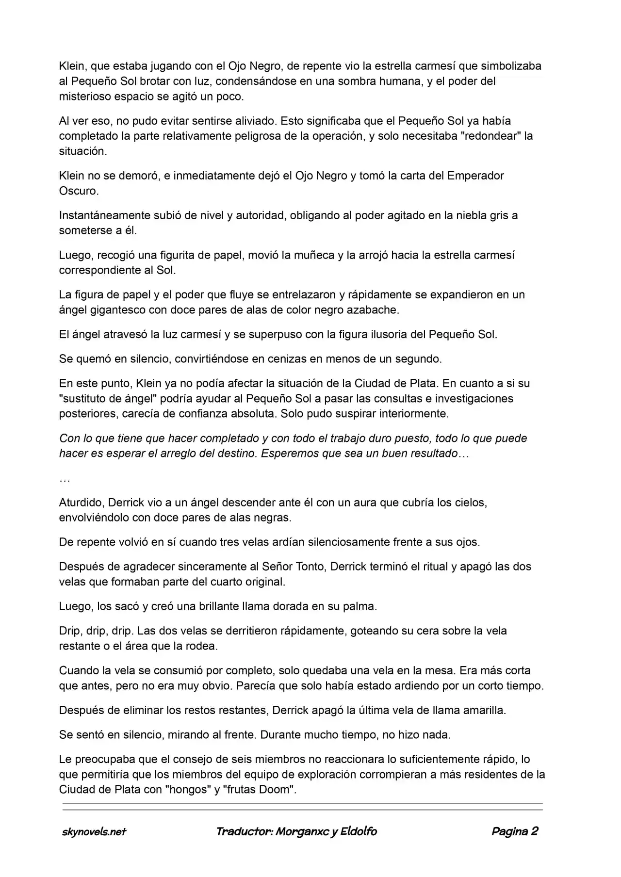 Lord Of The Mysteries (Novela) - Capítulo 400 - Página 2 - LectorTMOo