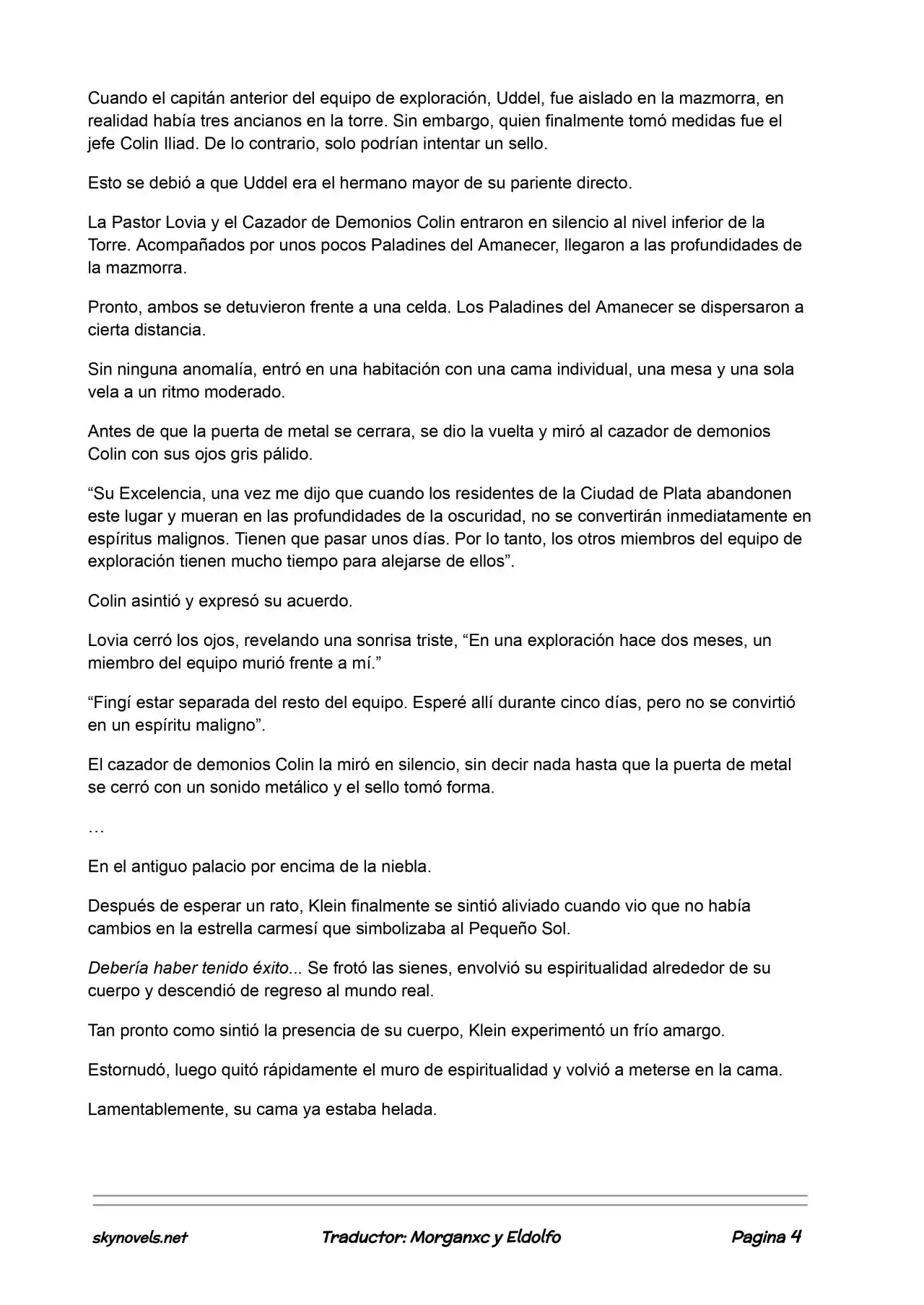 Lord Of The Mysteries (Novela) - Capítulo 401 - Página 4 - LectorTMOo