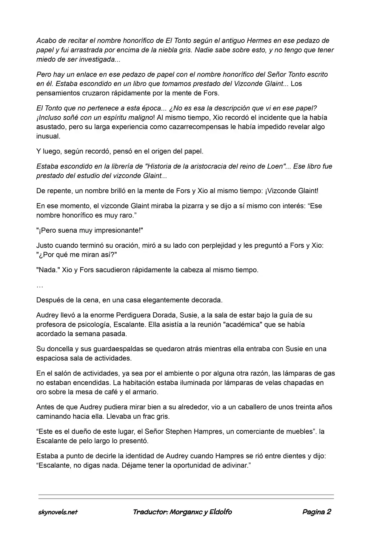 Lord Of The Mysteries (Novela) - Capítulo 405 - Página 2 - LectorTMOo