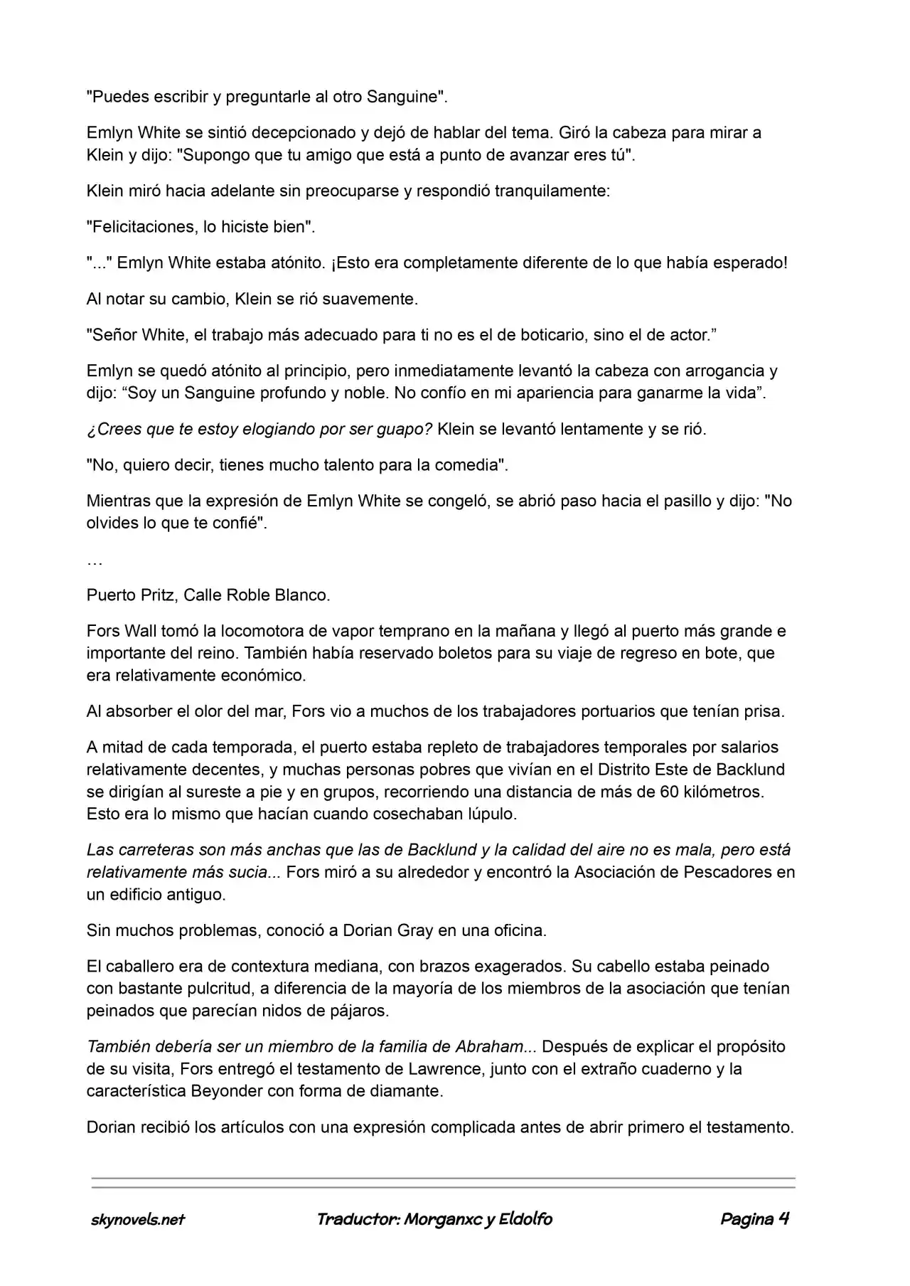 Lord Of The Mysteries (Novela) - Capítulo 407 - Página 4 - LectorTMOo