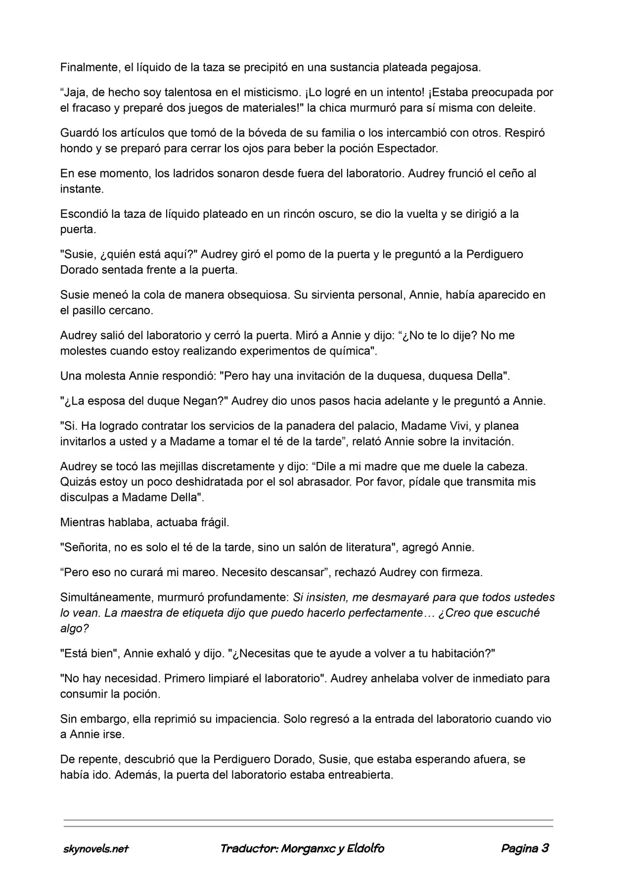 Lord Of The Mysteries (Novela) - Capítulo 41 - Página 3 - LectorTMOo