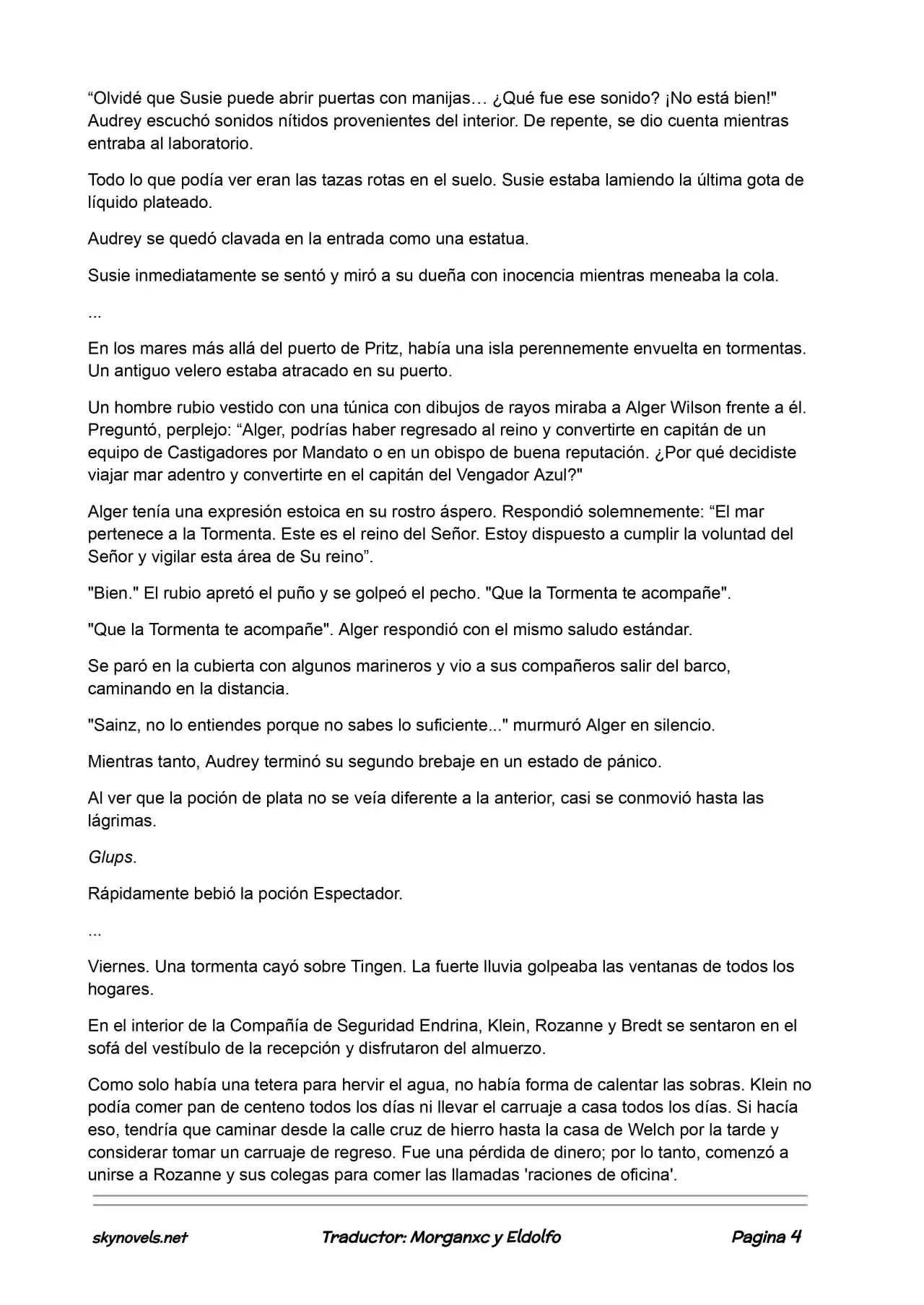 Lord Of The Mysteries (Novela) - Capítulo 41 - Página 4 - LectorTMOo