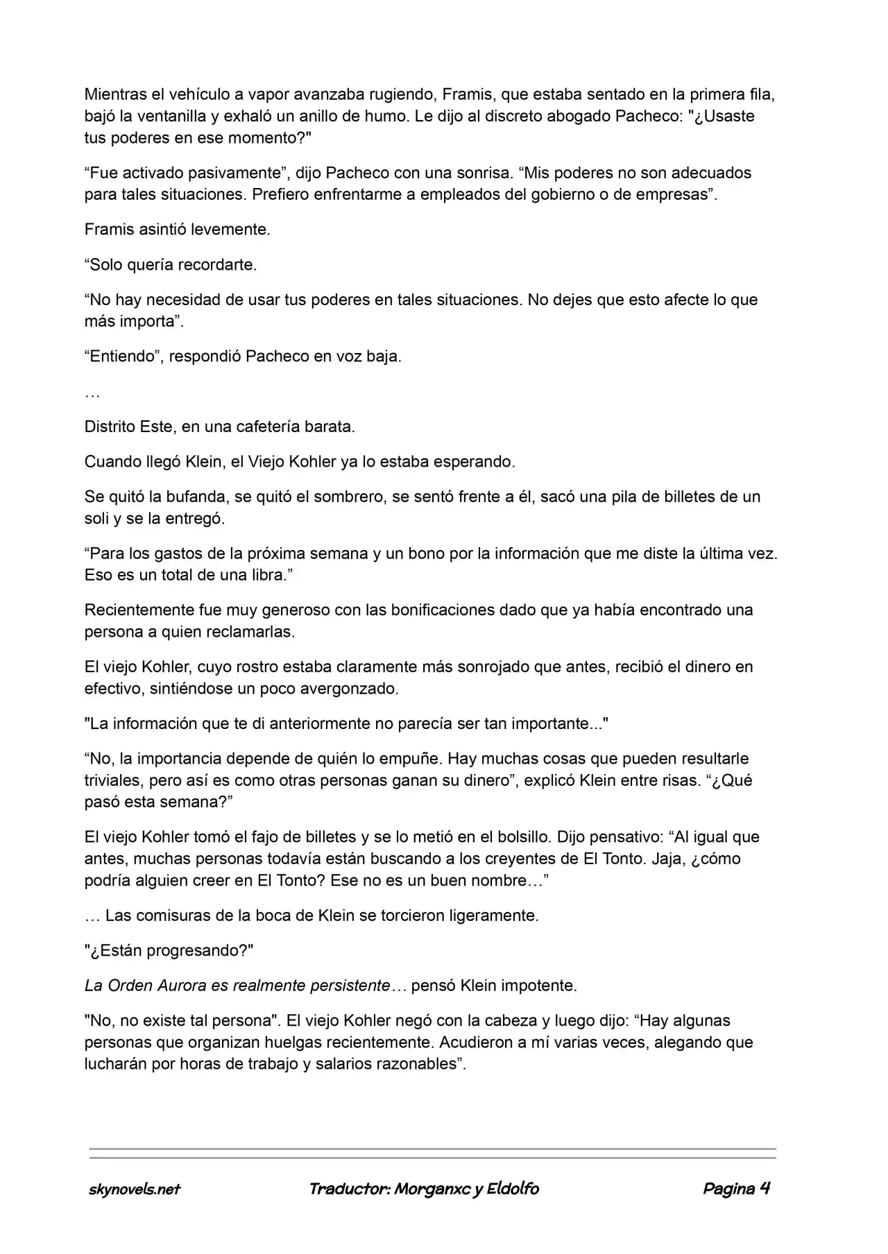Lord Of The Mysteries (Novela) - Capítulo 410 - Página 4 - LectorTMOo