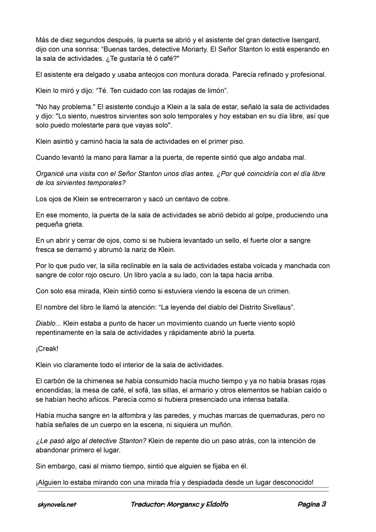 Lord Of The Mysteries (Novela) - Capítulo 411 - Página 3 - LectorTMOo