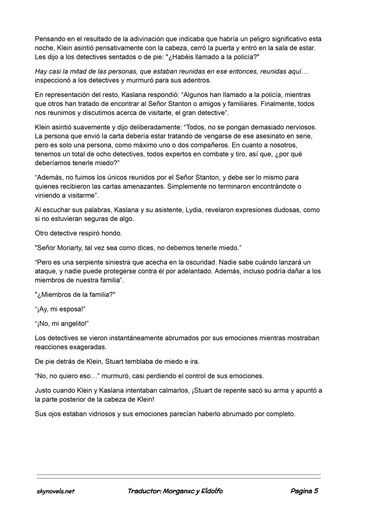 Lord Of The Mysteries (Novela) - Capítulo 413 - Página 5 - LectorTMOo