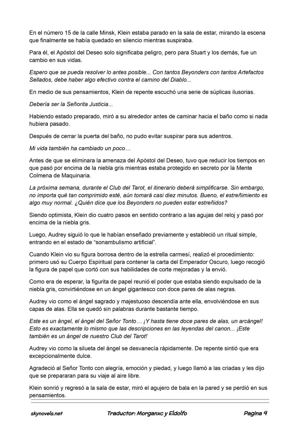 Lord Of The Mysteries (Novela) - Capítulo 417 - Página 4 - LectorTMOo