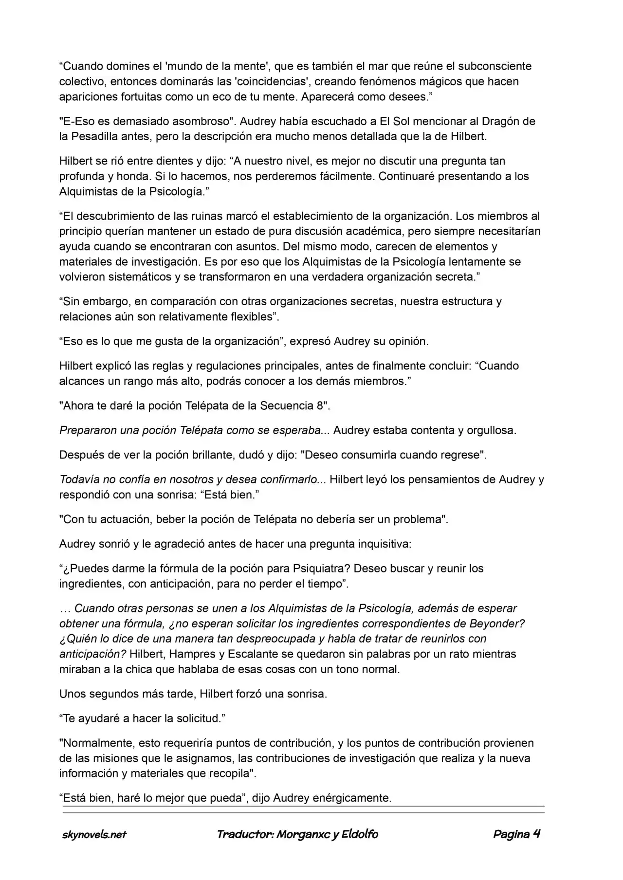 Lord Of The Mysteries (Novela) - Capítulo 418 - Página 4 - LectorTMOo