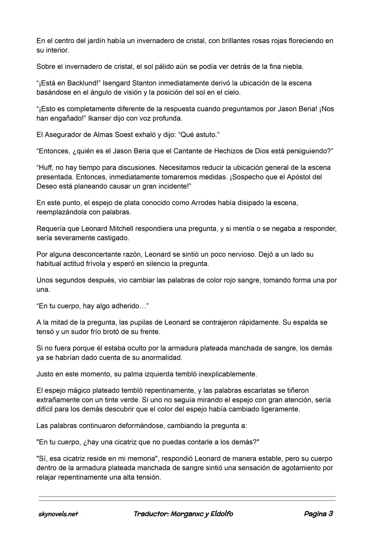 Lord Of The Mysteries (Novela) - Capítulo 424 - Página 3 - LectorTMOo
