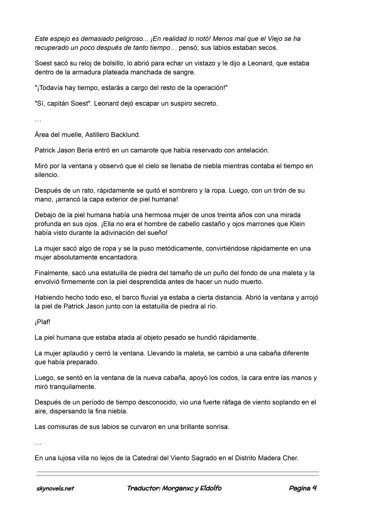 Lord Of The Mysteries (Novela) - Capítulo 424 - Página 4 - LectorTMOo