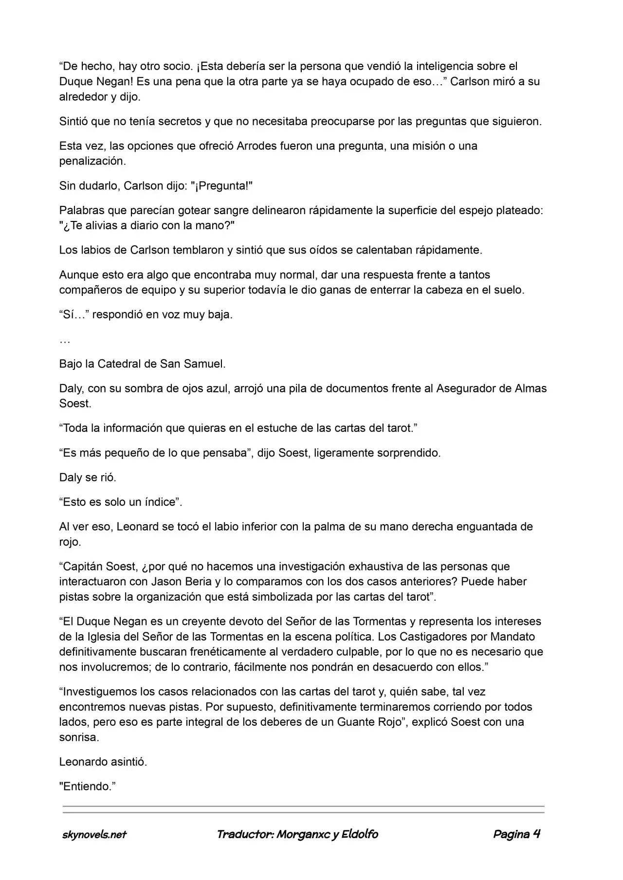 Lord Of The Mysteries (Novela) - Capítulo 429 - Página 4 - LectorTMOo