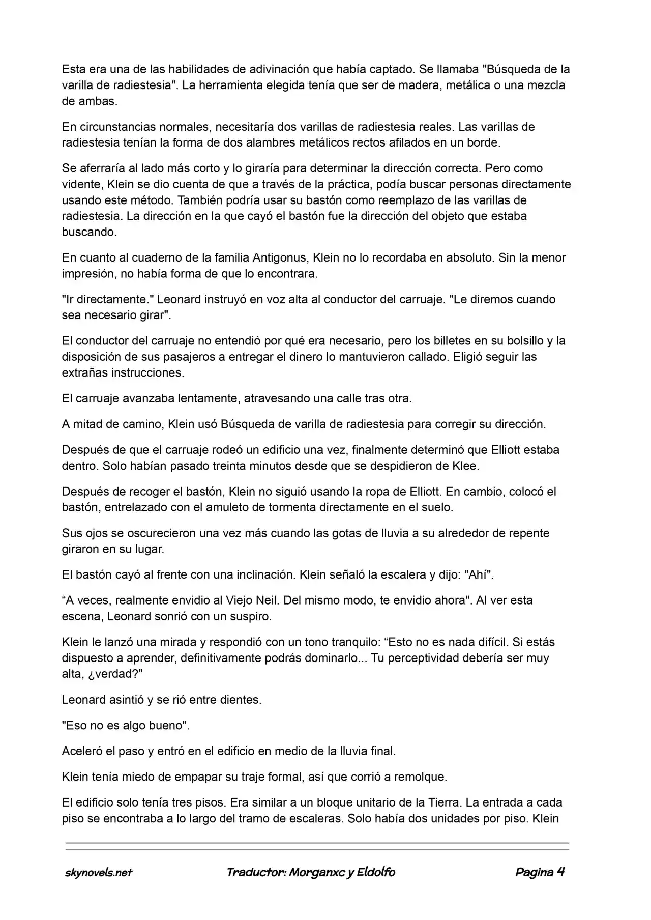 Lord Of The Mysteries (Novela) - Capítulo 43 - Página 4 - LectorTMOo