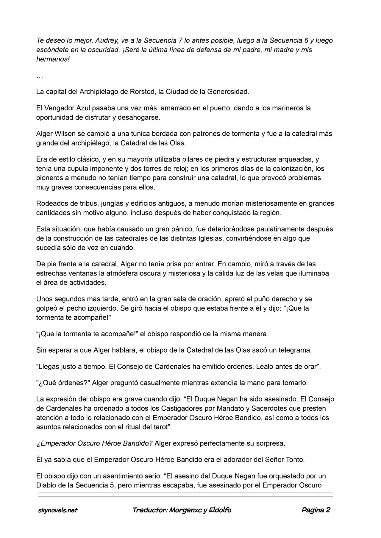 Lord Of The Mysteries (Novela) - Capítulo 430 - Página 2 - LectorTMOo