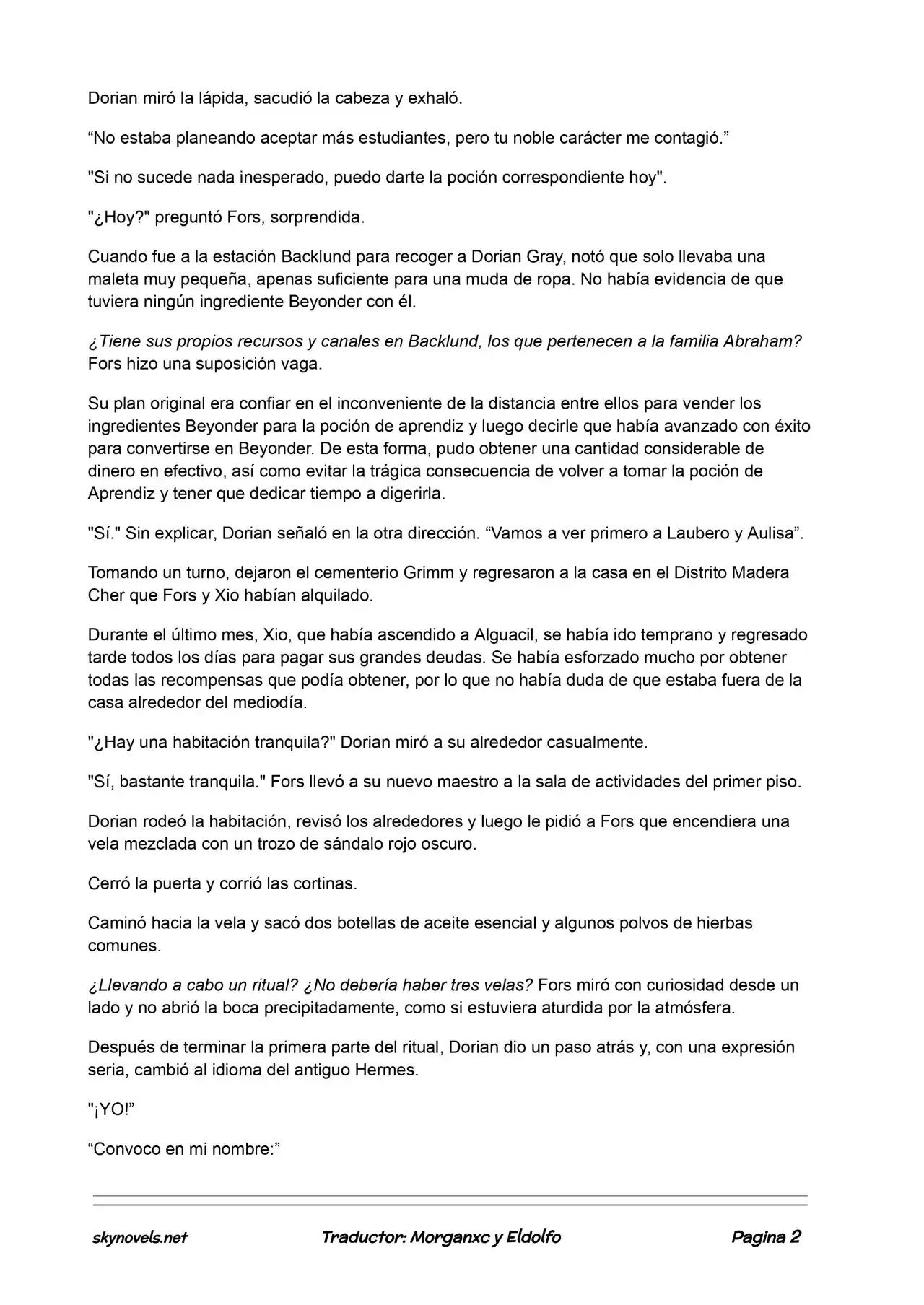 Lord Of The Mysteries (Novela) - Capítulo 432 - Página 2 - LectorTMOo