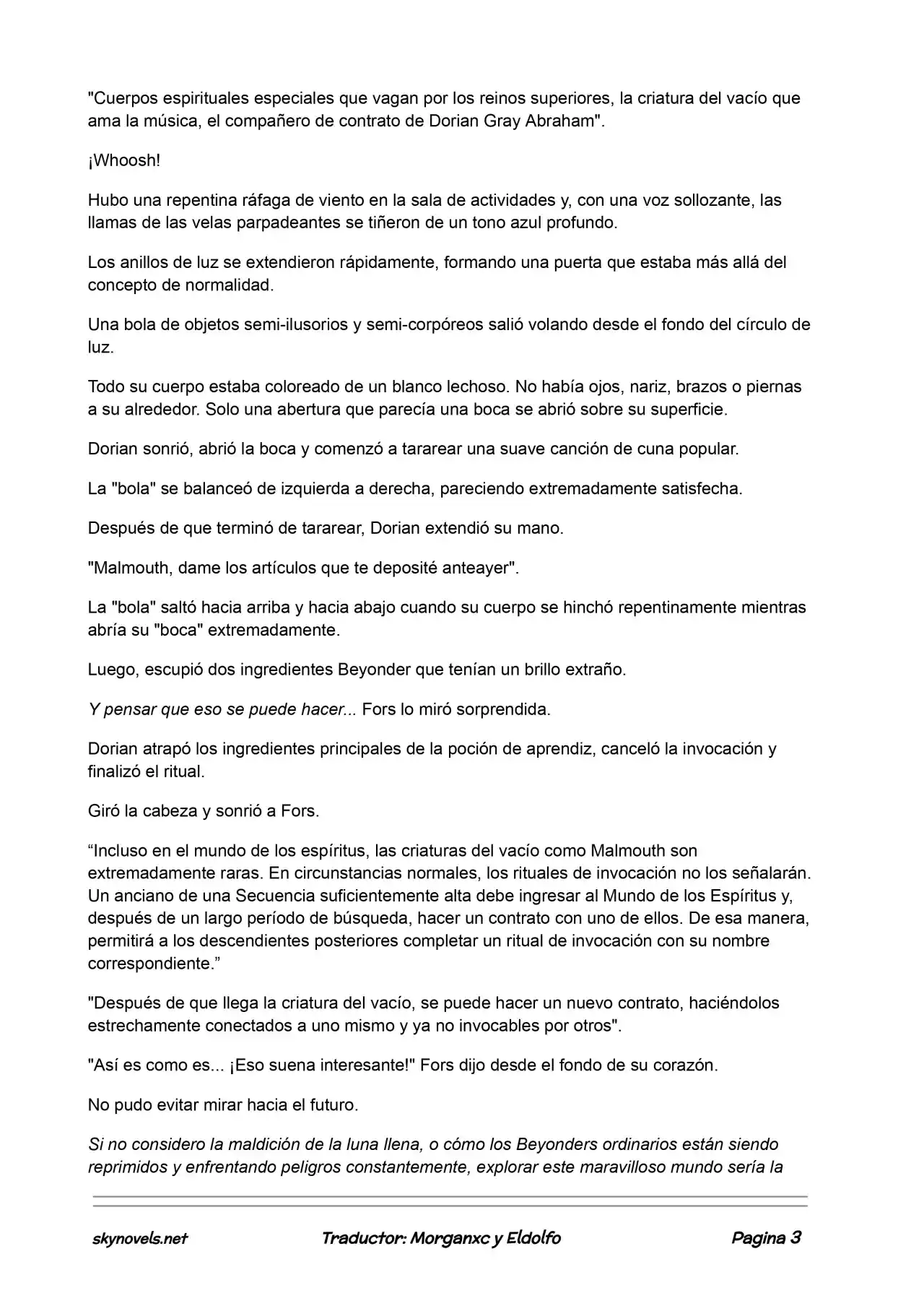 Lord Of The Mysteries (Novela) - Capítulo 432 - Página 3 - LectorTMOo