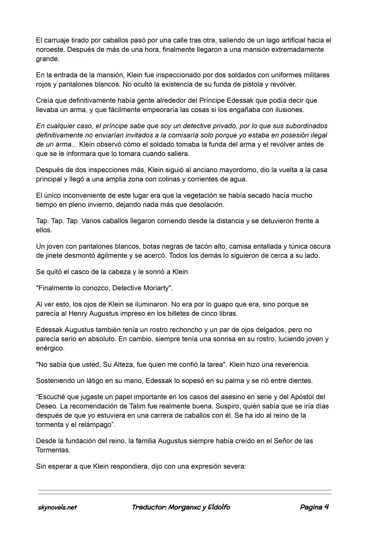 Lord Of The Mysteries (Novela) - Capítulo 438 - Página 4 - LectorTMOo