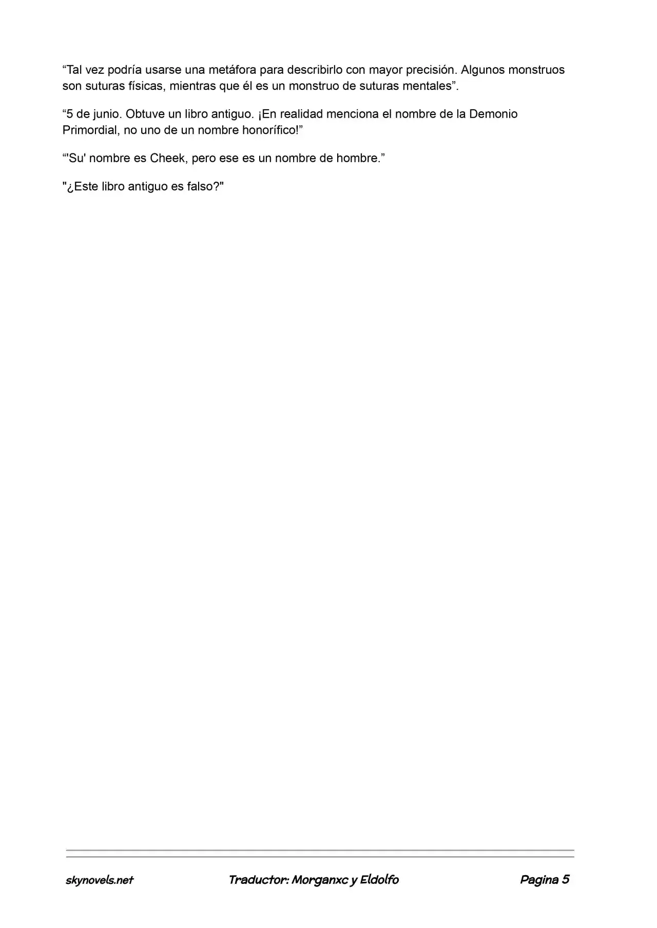 Lord Of The Mysteries (Novela) - Capítulo 440 - Página 5 - LectorTMOo