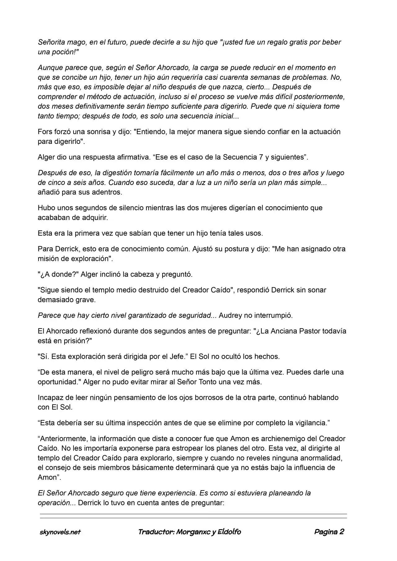 Lord Of The Mysteries (Novela) - Capítulo 442 - Página 2 - LectorTMOo