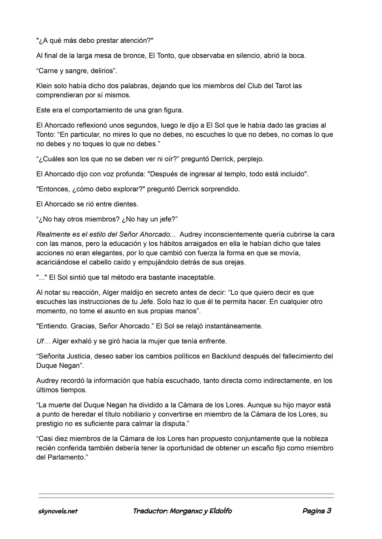 Lord Of The Mysteries (Novela) - Capítulo 442 - Página 3 - LectorTMOo
