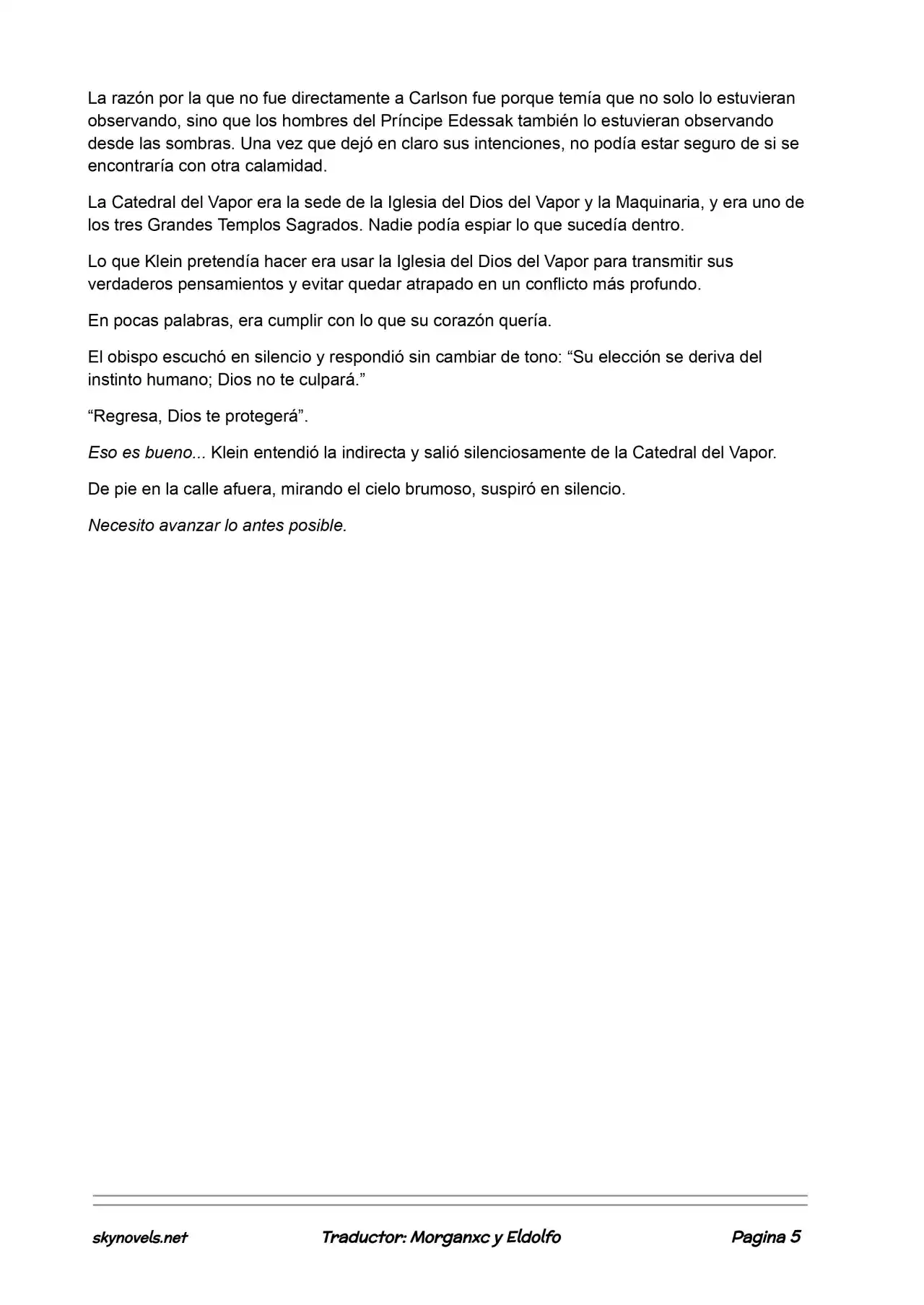 Lord Of The Mysteries (Novela) - Capítulo 444 - Página 5 - LectorTMOo