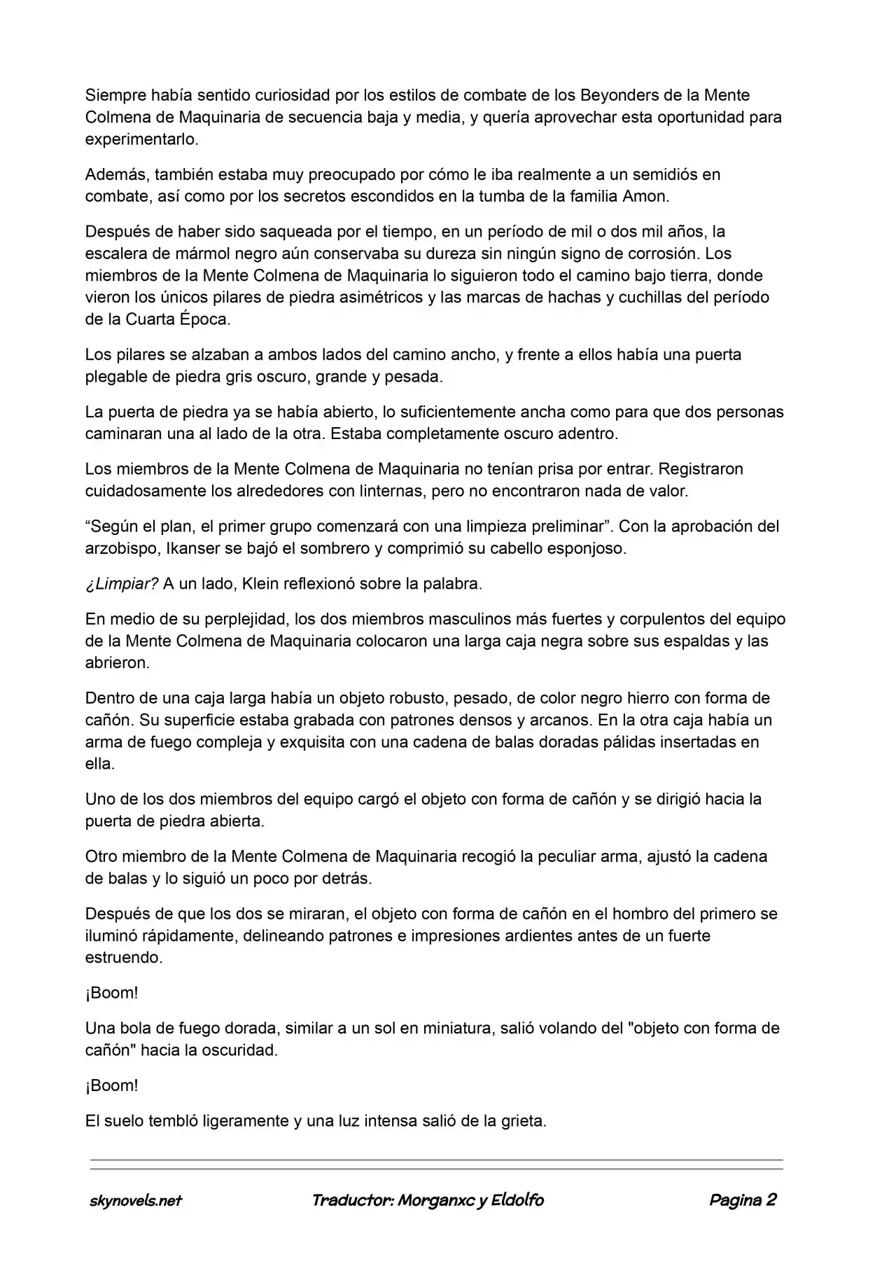 Lord Of The Mysteries (Novela) - Capítulo 446 - Página 2 - LectorTMOo