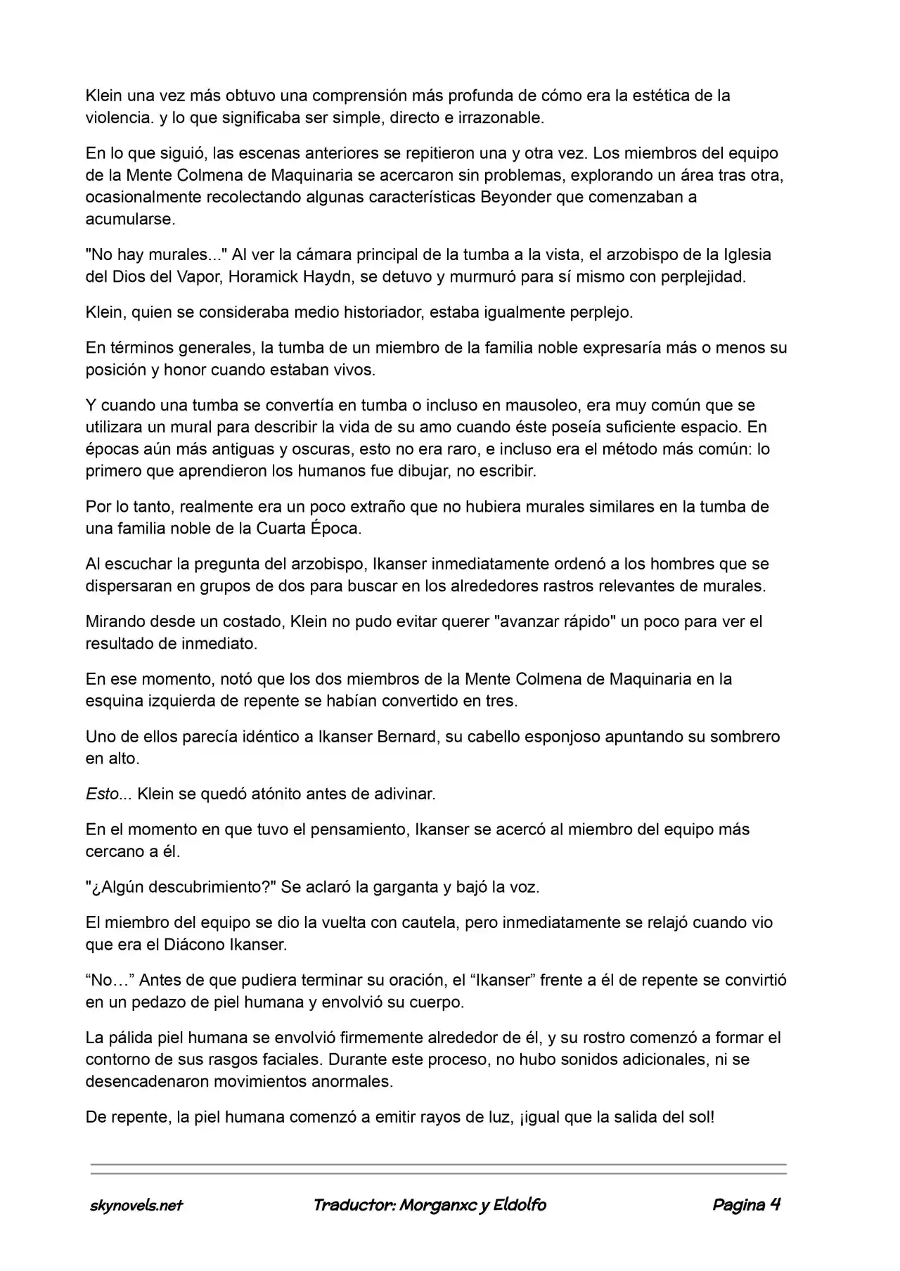 Lord Of The Mysteries (Novela) - Capítulo 446 - Página 4 - LectorTMOo