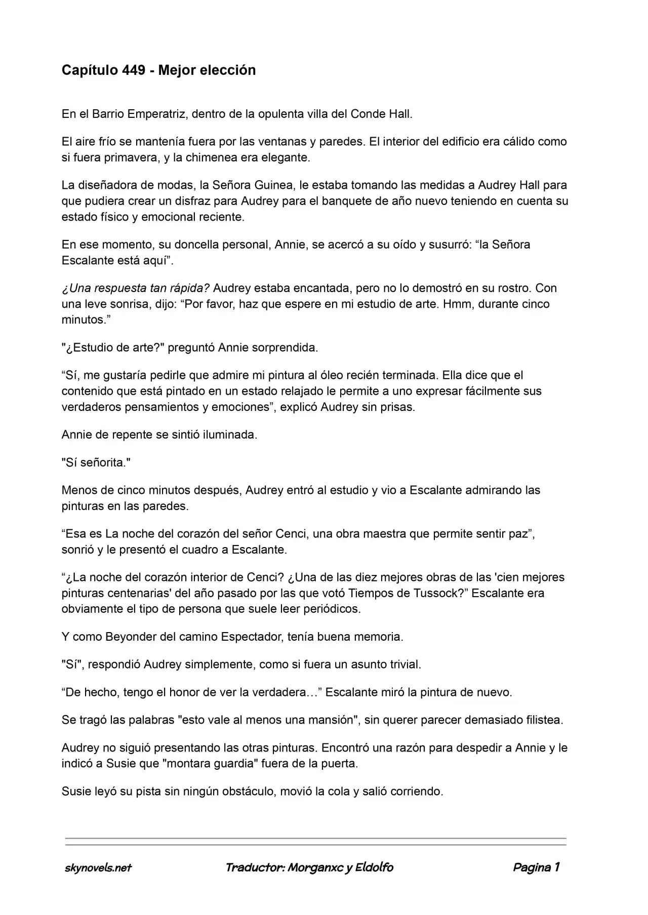 Lord Of The Mysteries (Novela) - Capítulo 449 - Página 1 - LectorTMOo