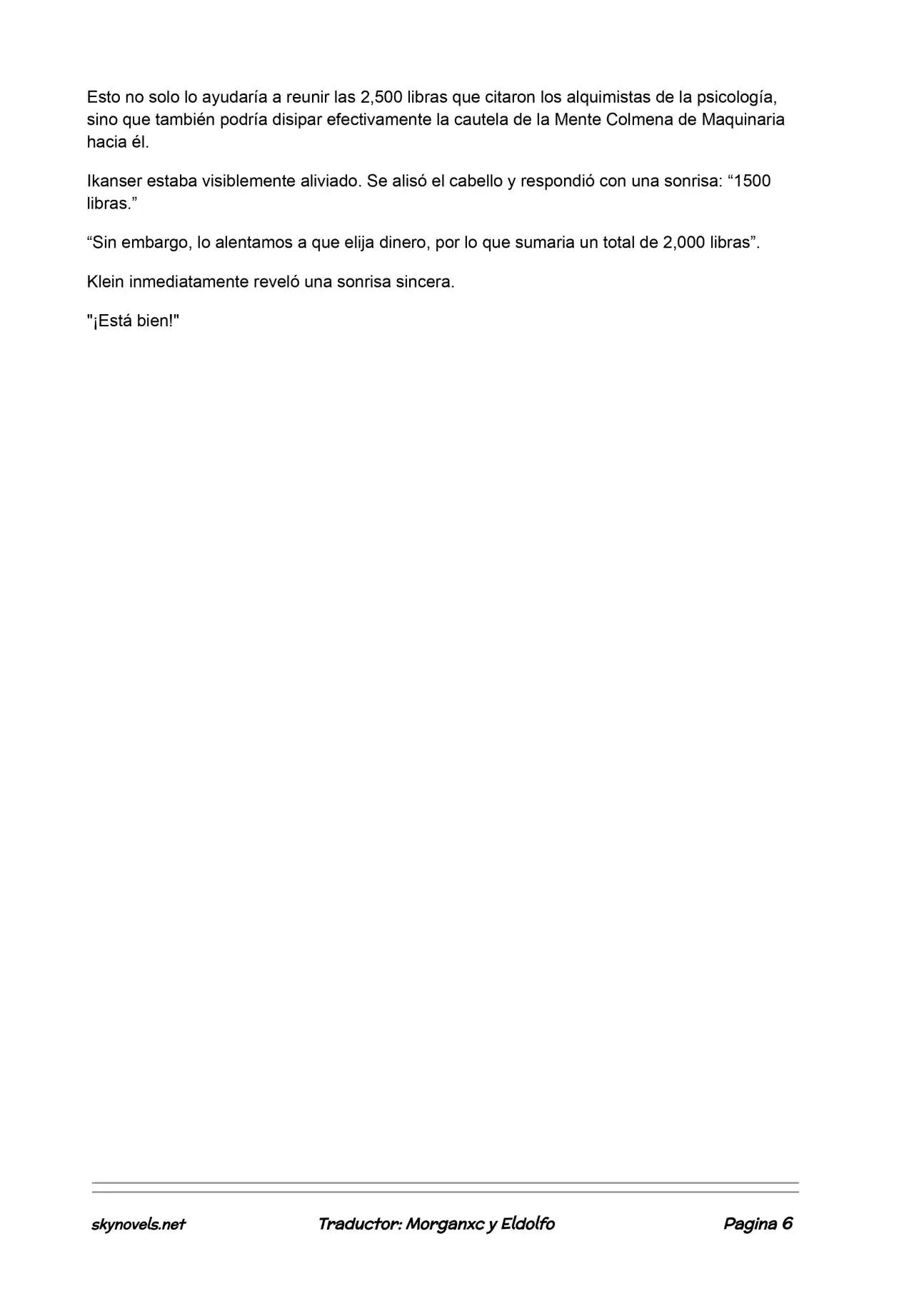 Lord Of The Mysteries (Novela) - Capítulo 449 - Página 6 - LectorTMOo