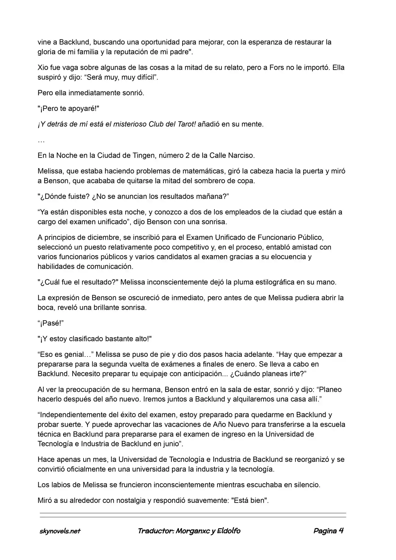 Lord Of The Mysteries (Novela) - Capítulo 452 - Página 4 - LectorTMOo