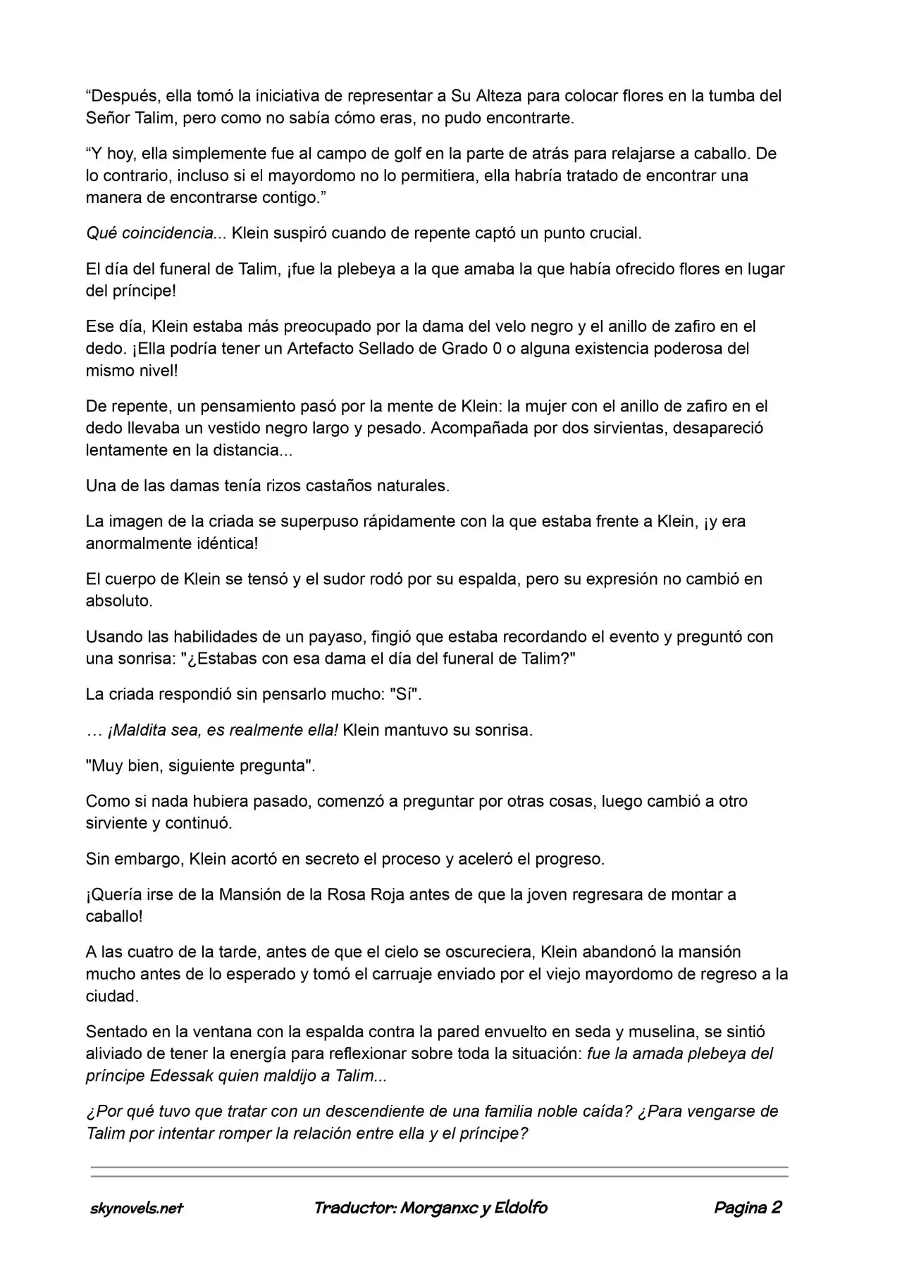 Lord Of The Mysteries (Novela) - Capítulo 453 - Página 2 - LectorTMOo