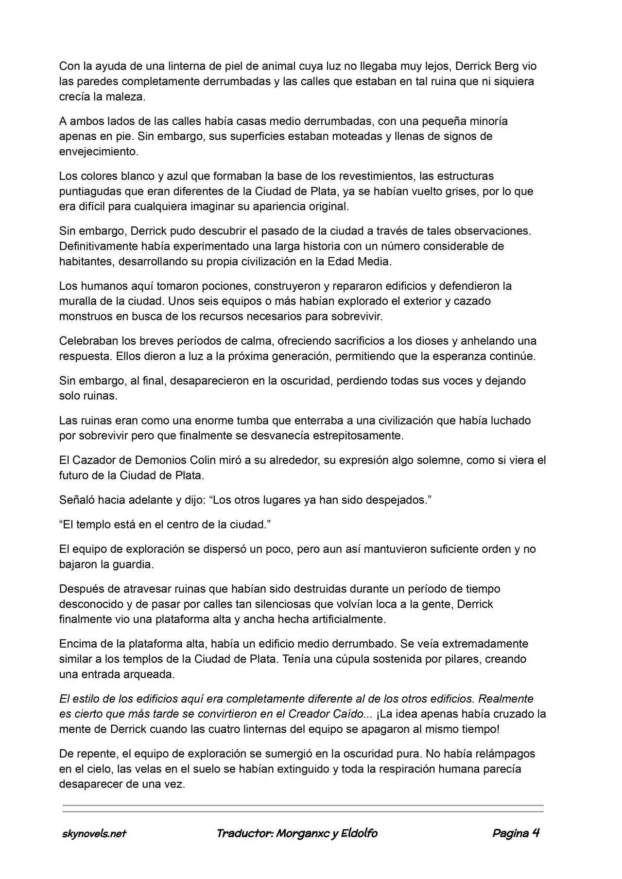 Lord Of The Mysteries (Novela) - Capítulo 454 - Página 4 - LectorTMOo