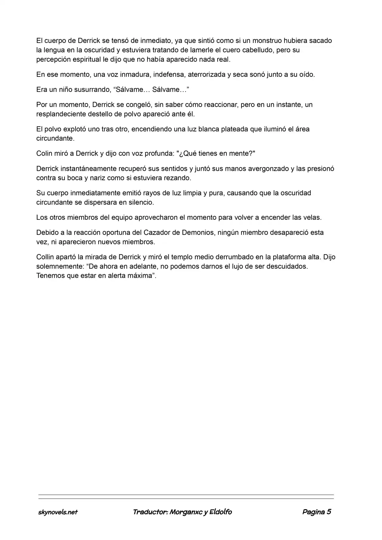 Lord Of The Mysteries (Novela) - Capítulo 454 - Página 5 - LectorTMOo