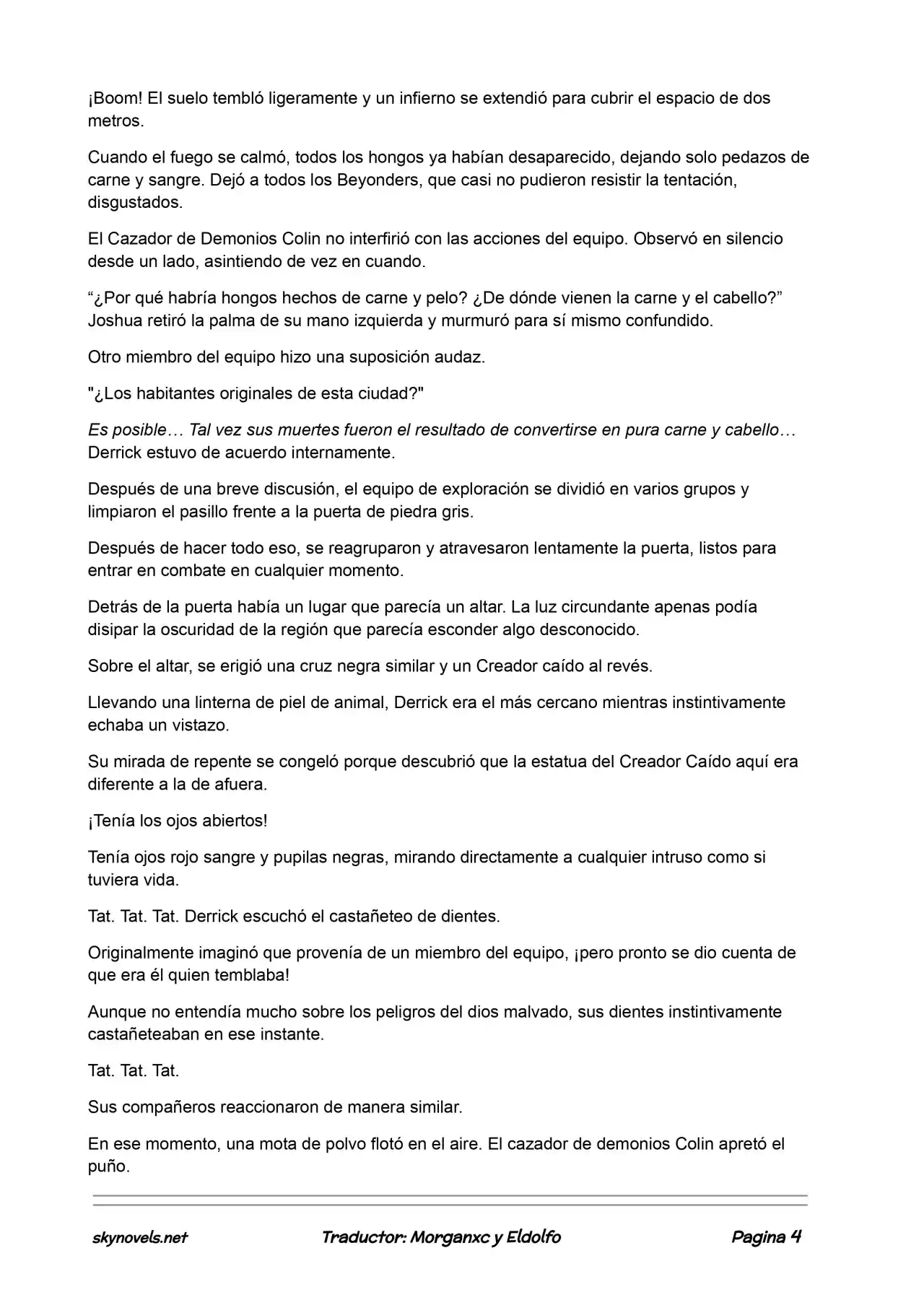 Lord Of The Mysteries (Novela) - Capítulo 455 - Página 4 - LectorTMOo