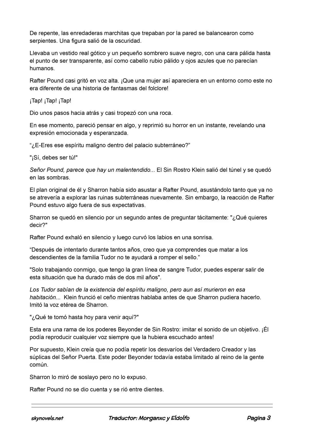 Lord Of The Mysteries (Novela) - Capítulo 456 - Página 3 - LectorTMOo
